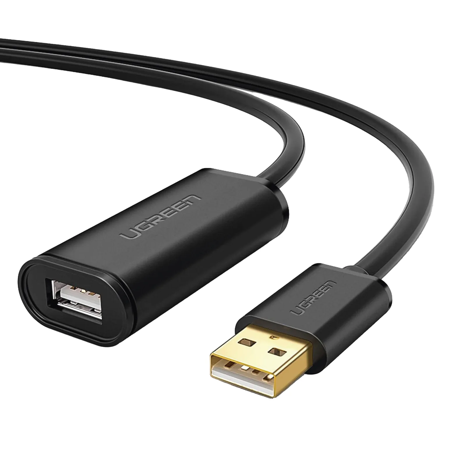 Cable de Extensión Activo USB 2.0 / 10 Metros / Macho-Hembra / Booster individual FE1.1S incorporado / Velocidad de hasta 480 Mbps / Ideal para impresoras, consolas , Webcam, etc.