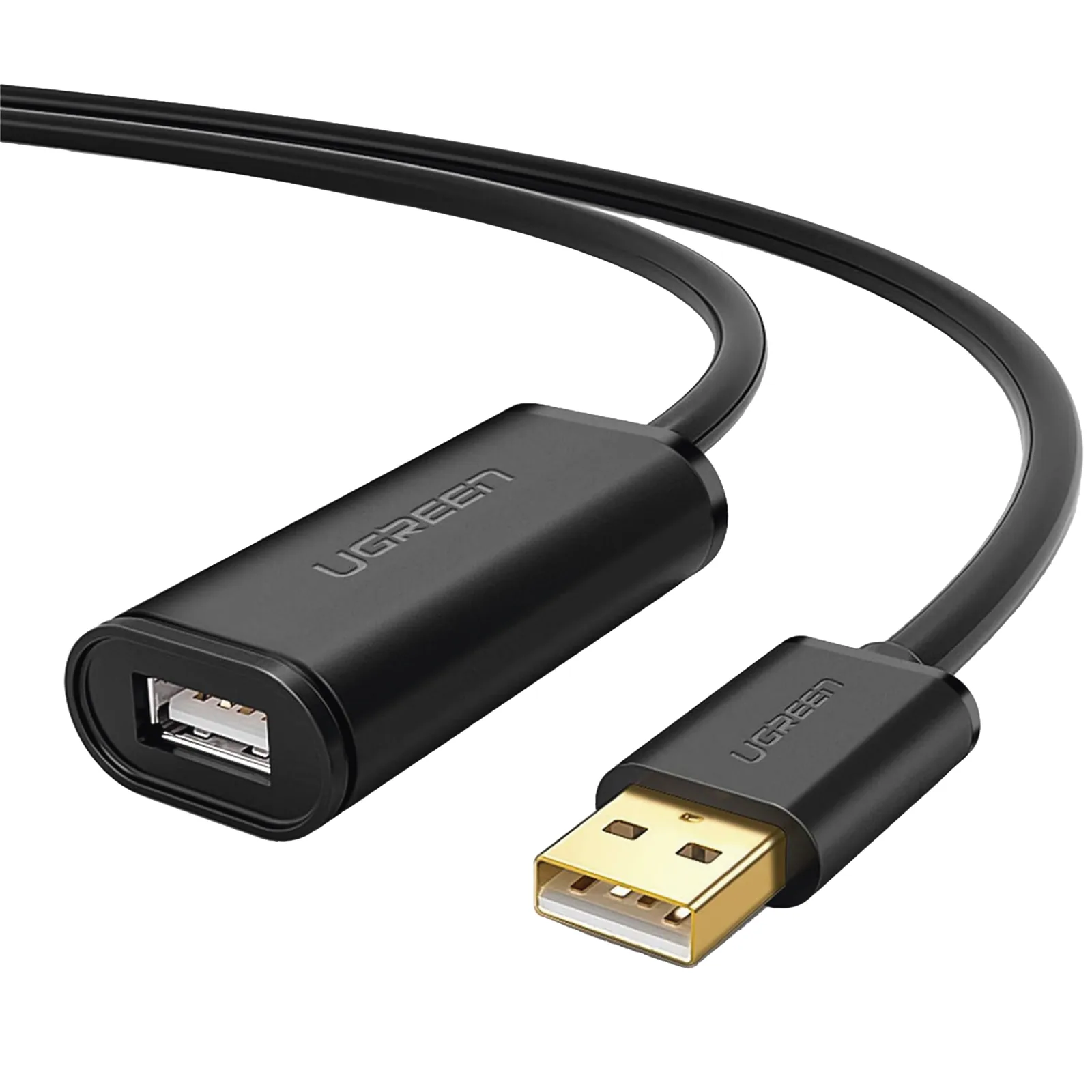 Cable de Extensión Activo USB 2.0 / 30 Metros / Macho-Hembra / Booster individual FE1.1S incorporado / Velocidad de hasta 480 Mbps / Ideal para impresoras, consolas , Webcam, etc.