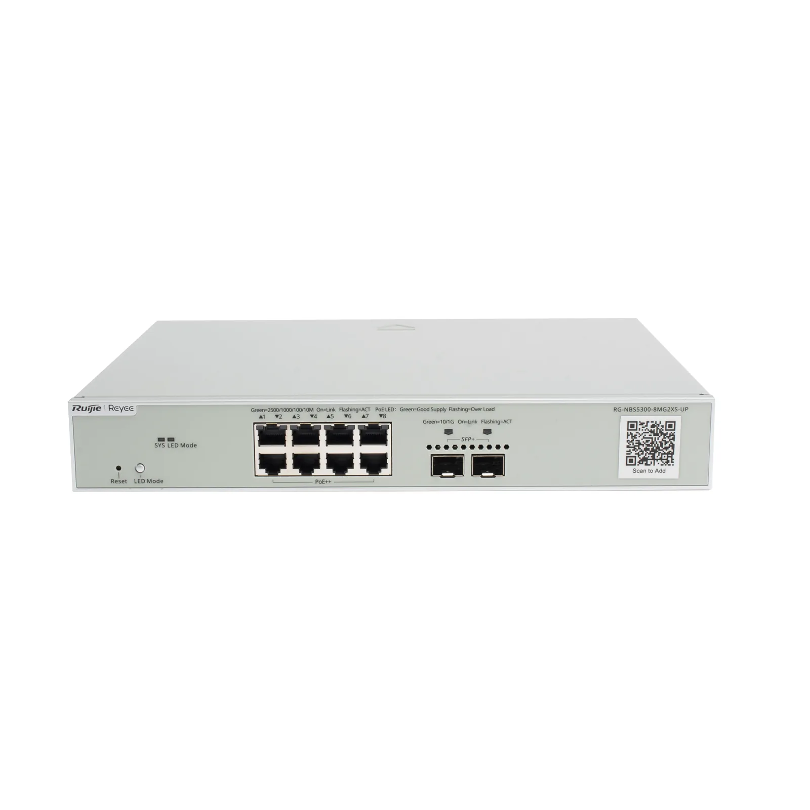 Switch Multi-Gigabit PoE++ 370W 802.3bt Capa 3 Administrable Cloud, Diseñado Para Access Points WiFi 6/7