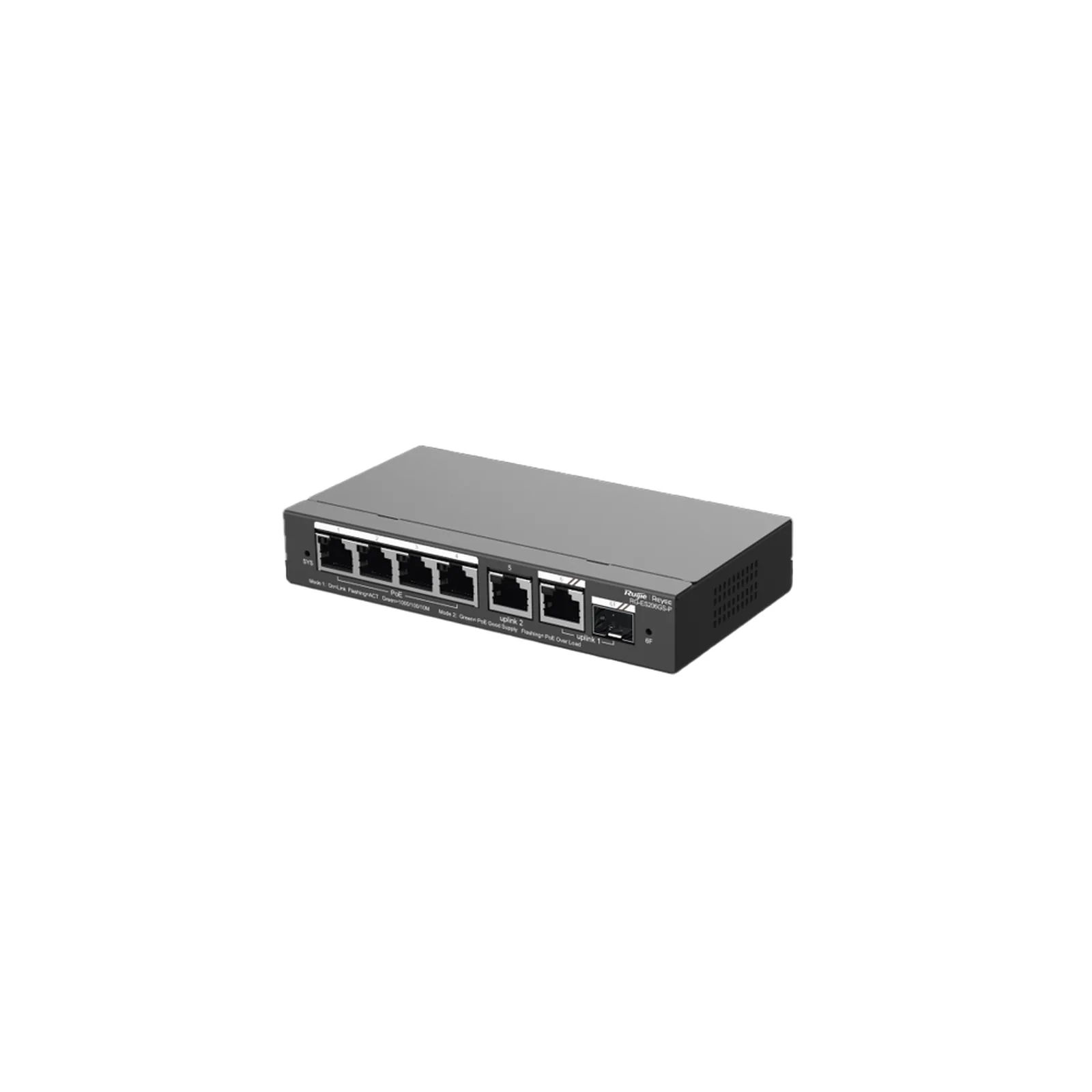 Switch Administrable Cloud 4 puertos Gigabit PoE+, 1 LAN Gigabit y 1 SFP, 54W