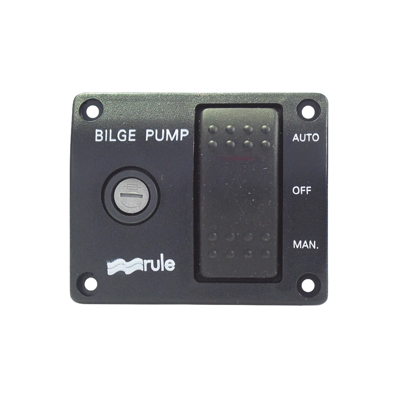Switch de tres posiciones para control de bombas de achique.