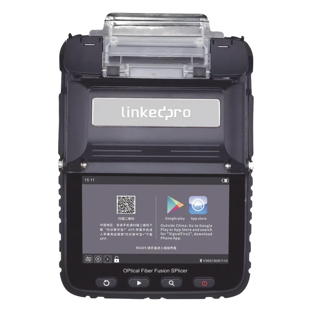 Fusionadora de Fibra Óptica Multimodo y Monomodo / 6 Motores / Alineación por Núcleo