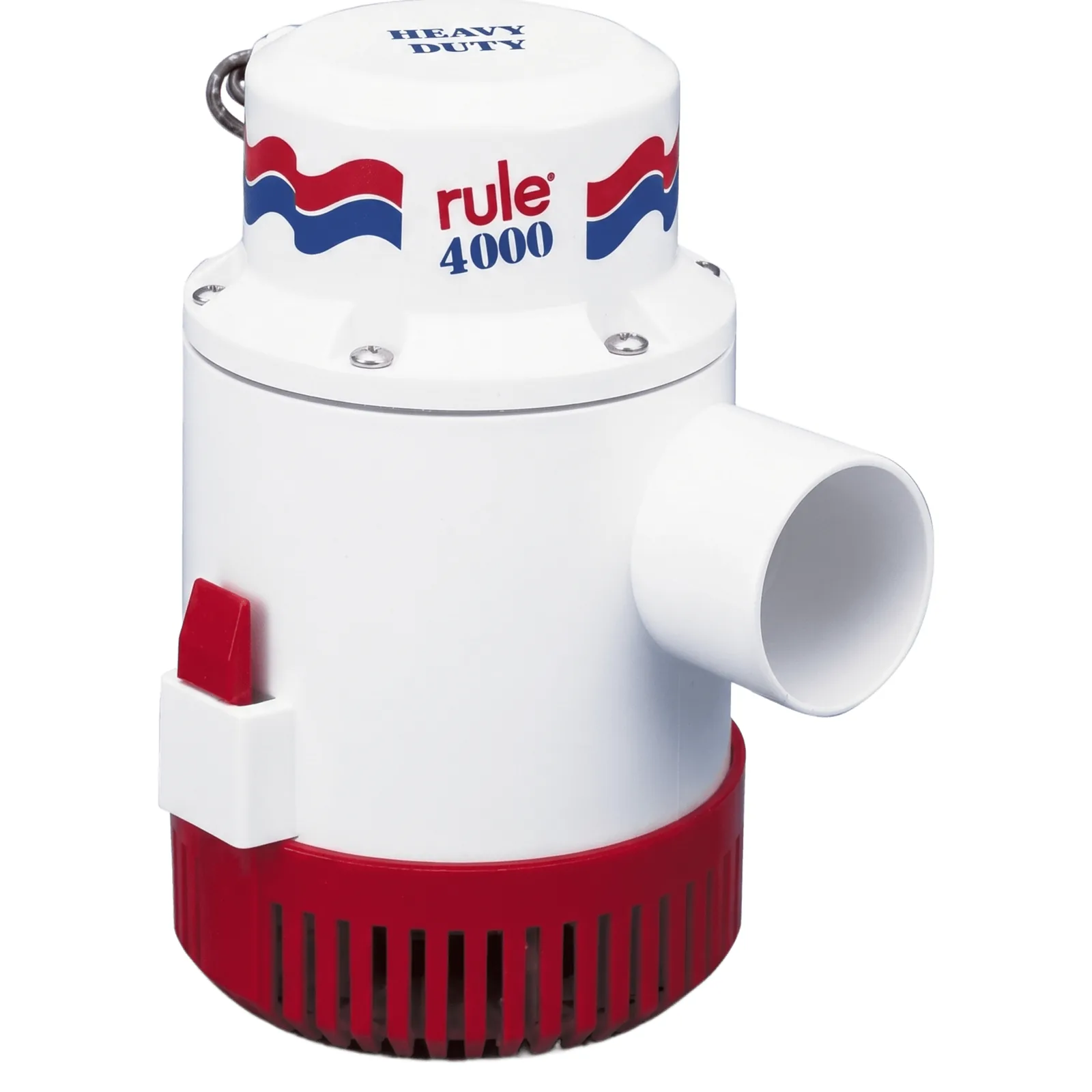 Bomba de Achique Sumergible Rule 56D / 4,000 GPH / 12V CD / Máxima Capacidad / Ejes de Acero Inoxidable / Protección Térmica TCO / Certificación CE e ISO 8849