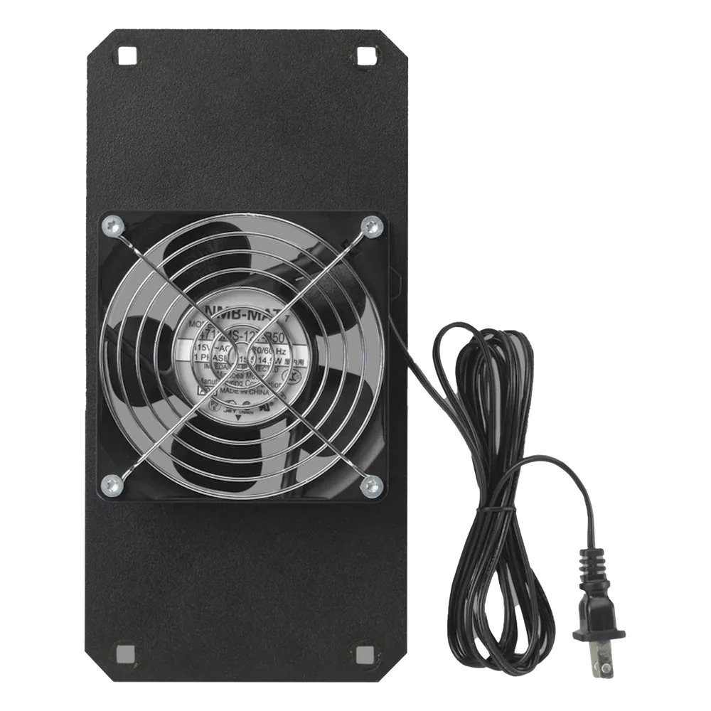 Kit de Ventilador, para Instalación en Gabinetes AccessPlus de Hoffman, de 115 Vca, 100 CFM, De Aluminio, Color Negro