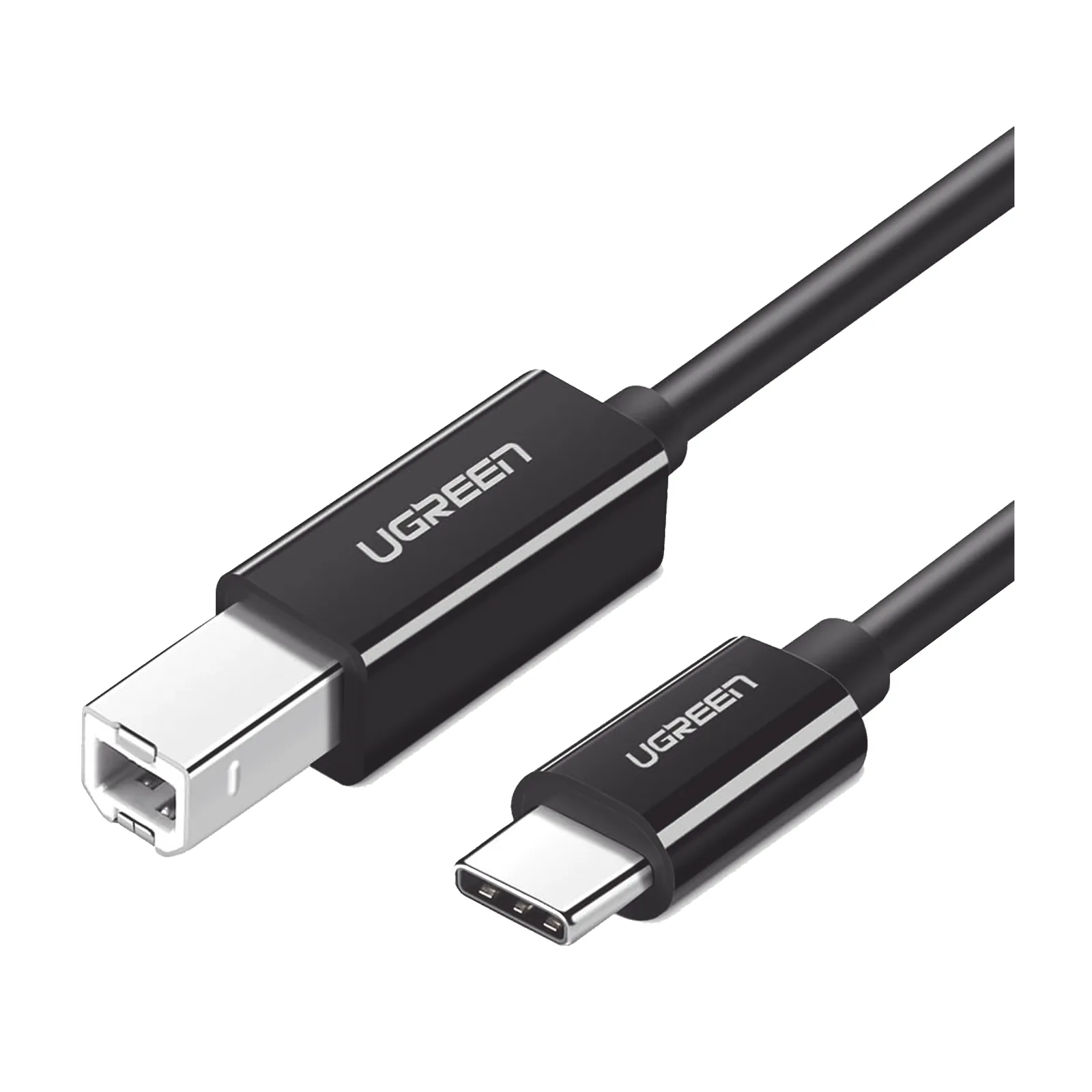 Cable de Impresora o escáner USB-C | 1m (6 pies) | USB Tipo C a USB 2.0 Tipo B | Soporta Thunderbolt 3 | Alta velocidad | DAC | Compatible con Brother HP, Canon, Lexmark, Epson, Dell, Xerox, Samsung, etc.