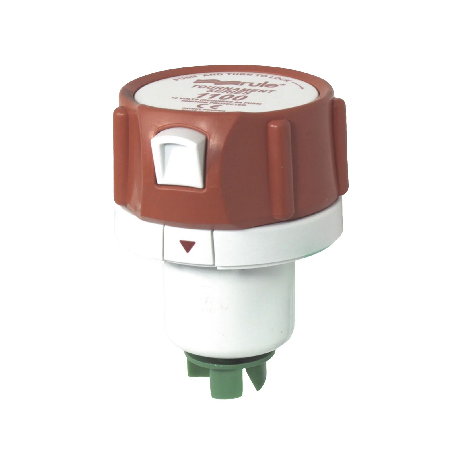 Bomba sumergible para carnada de 1100 galones por hora, a 12 Volts de corriente directa.