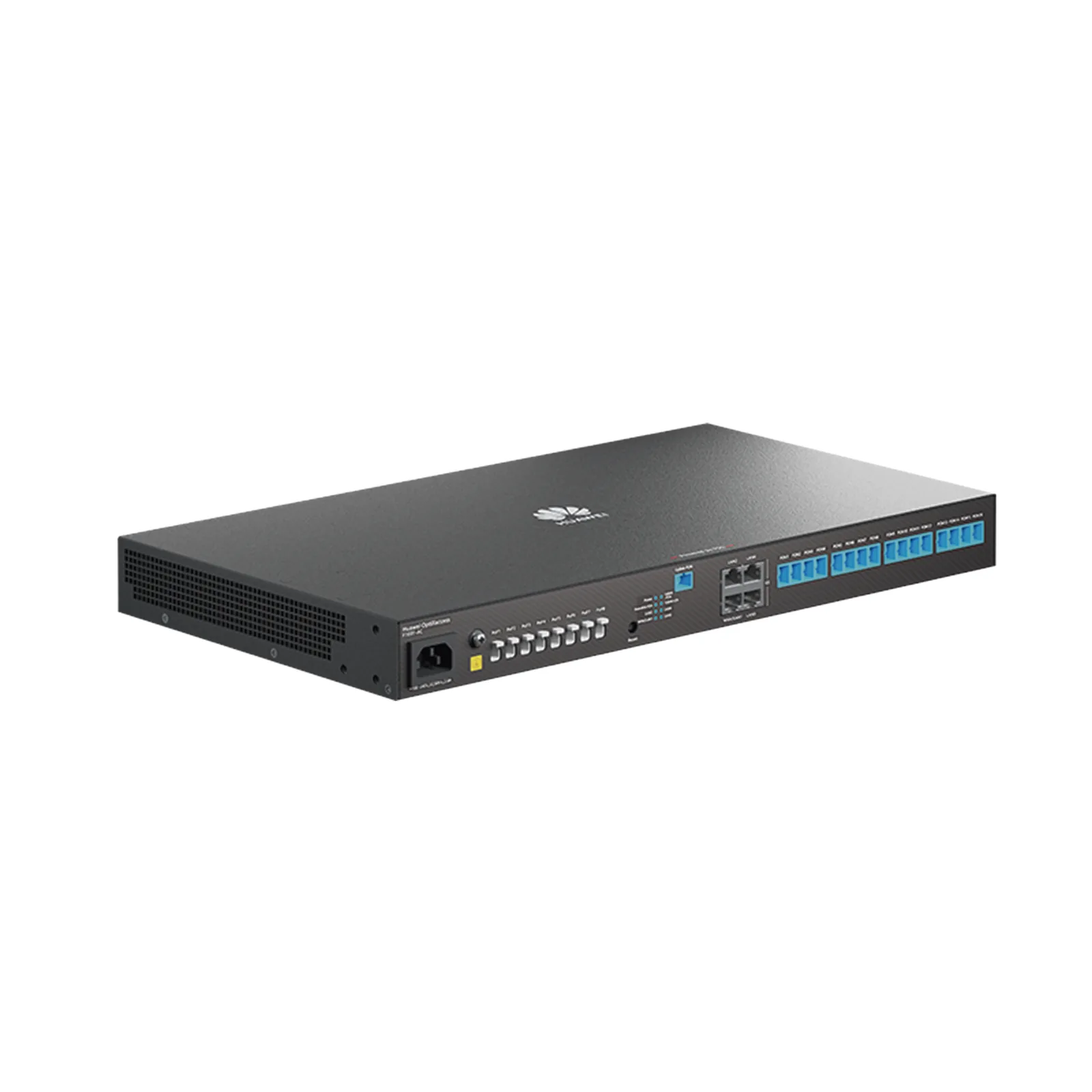 HUAWEI MiniFTTO - Gateway Óptico / 4 puertos GE (WAN/LAN) + 1 puerto XGPON (SC/UPC) + 8 puertos PoF (XC/UPC) + 16 puertos GPON(SC/UPC) / VPN / VLANs / Wi-Fi Roaming / Firewall / Administración Nube
