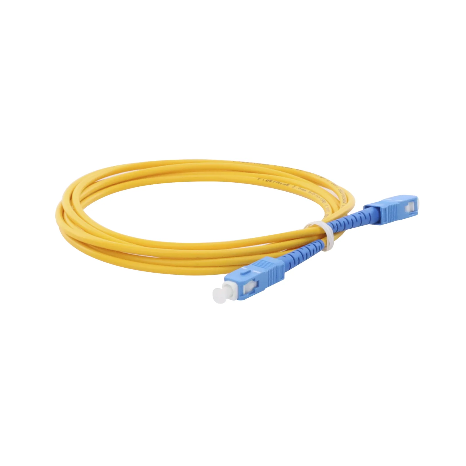 Jumper de Fibra Óptica Monomodo SC/UPC-SC/UPC Simplex de 2 Metros (6.56 Pies), 3mm