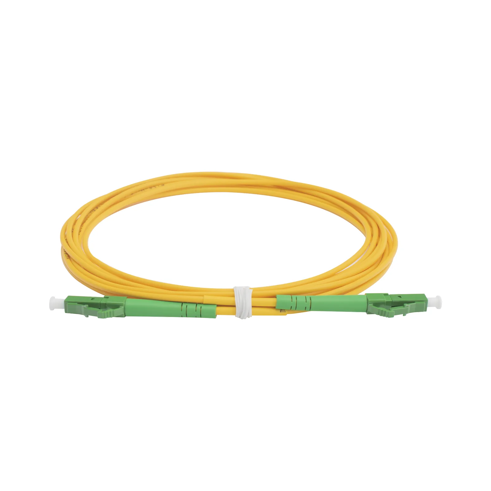 Jumper de Fibra Óptica Monomodo LC/APC-LC/APC Simplex de 3 Metros (9.84 Pies), 2mm