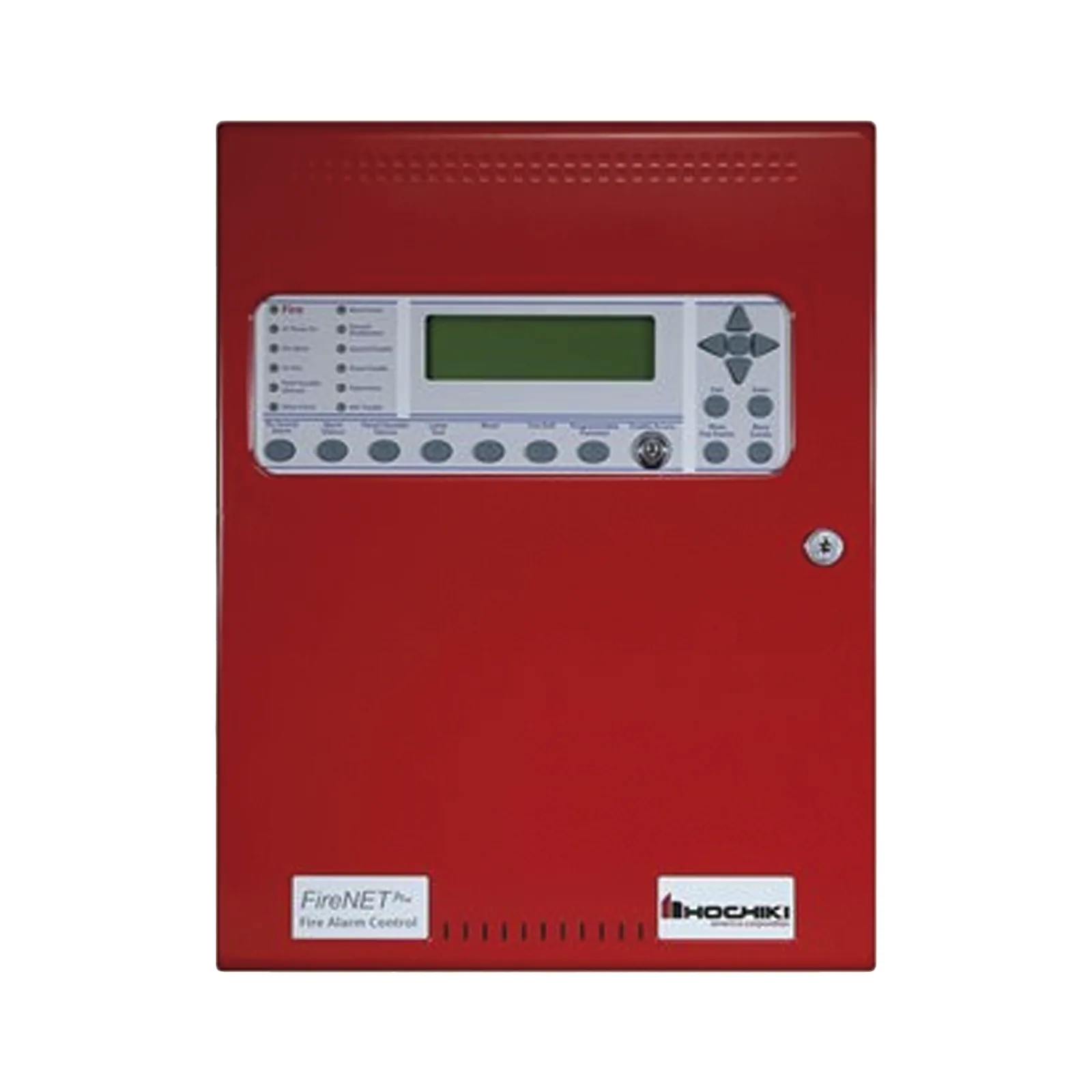 Panel De Detección De Incendio, Direccionable, 1 Lazo SLC, 127 puntos/bases sonoras por lazo, En Ingles, No Dialer, No Tarjeta Red, No Expandible, Color Rojo, Estandar, 120V, Serie FireNET Plus® (0100-16260)