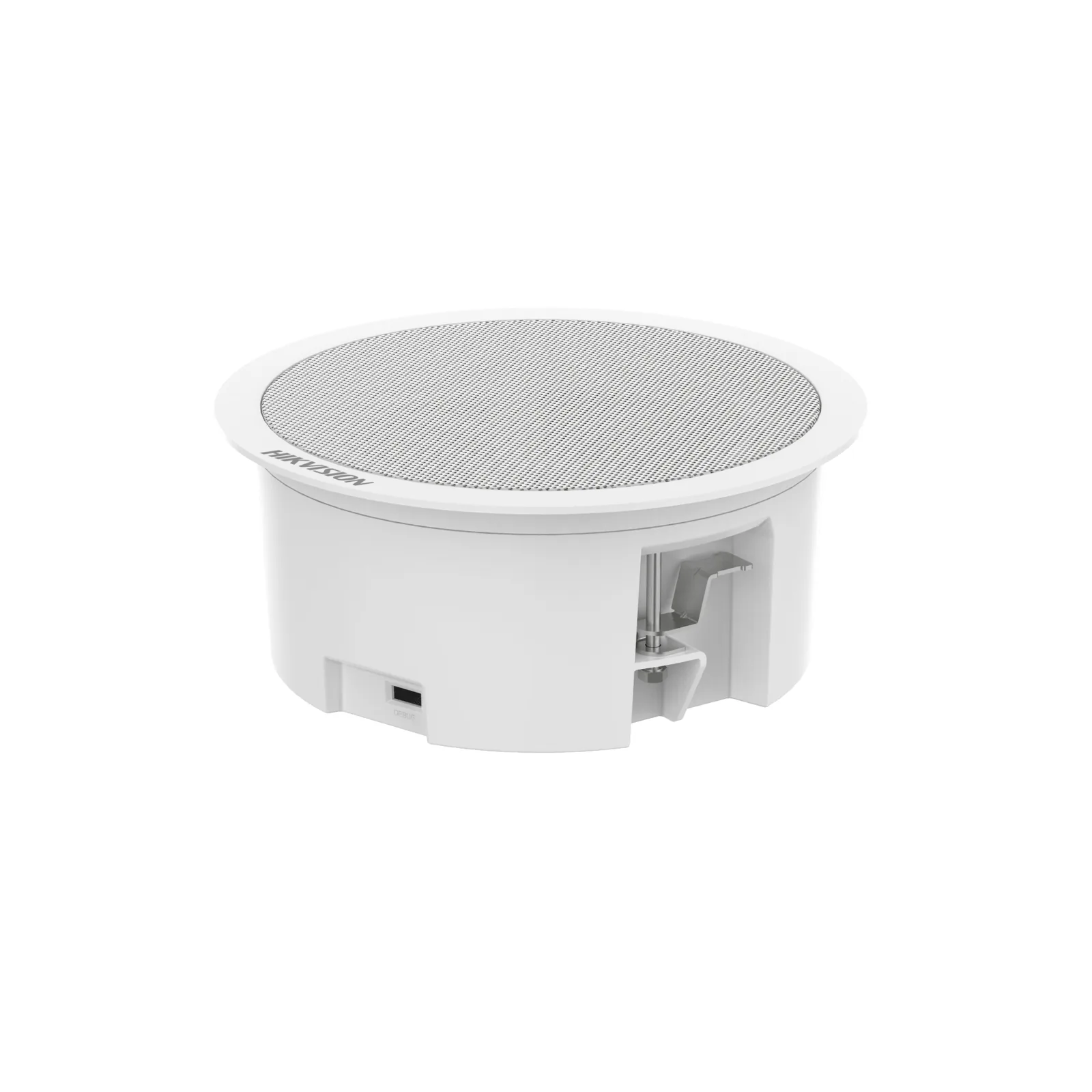 Bocina (Altavoz IP) Con Bluetooth | Montaje en Plafón | 3 Watts | No requiere amplificador | PoE+ | Entrada de alarma | Soporta Bocinas secundarias | Voceo en tiempo real | Calendarización de audios | Síntesis de Voz (TTS)