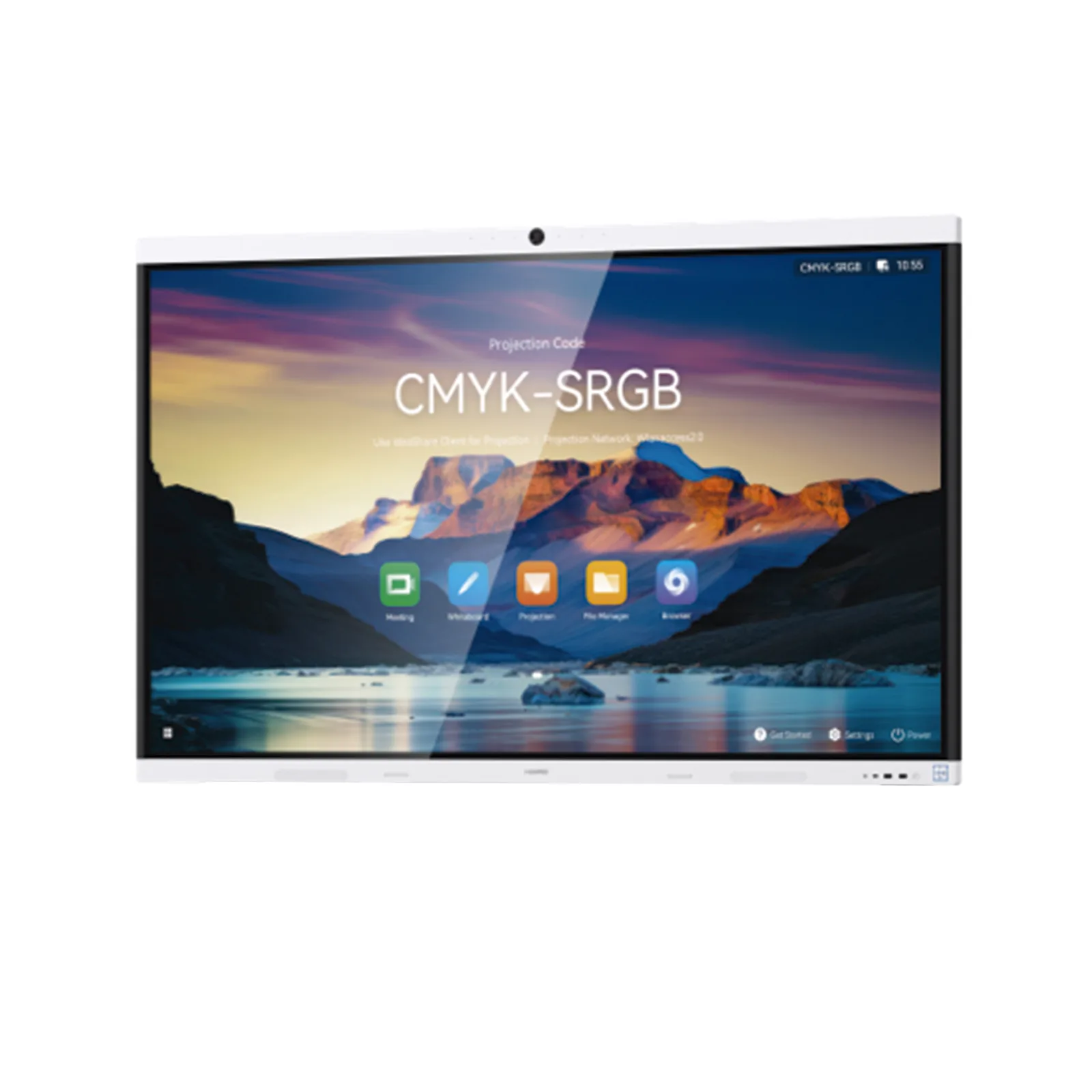 HUAWEI IdeaHub B3, Pantalla interactiva para Colaboración Inteligente, 75", 4K UHD, Harmony, Wi-Fi 6, Seguimiento de Voz, BYOM, Administración desde la Nube Gratis, blanco Jade
