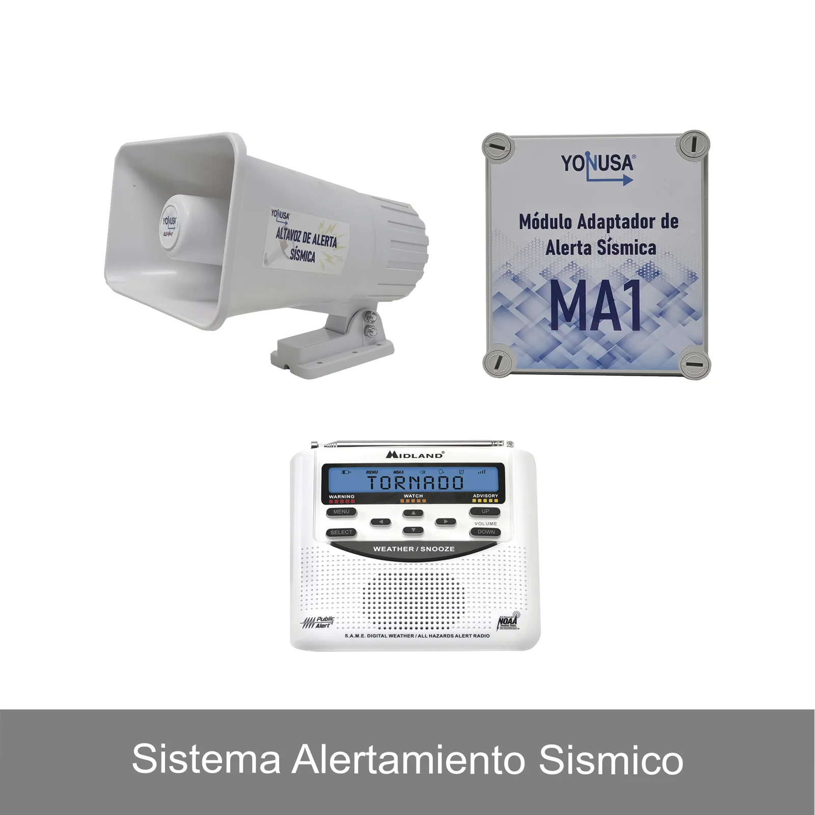 KIT de Alertamiento SISMICO con Audio Oficial SASMEX