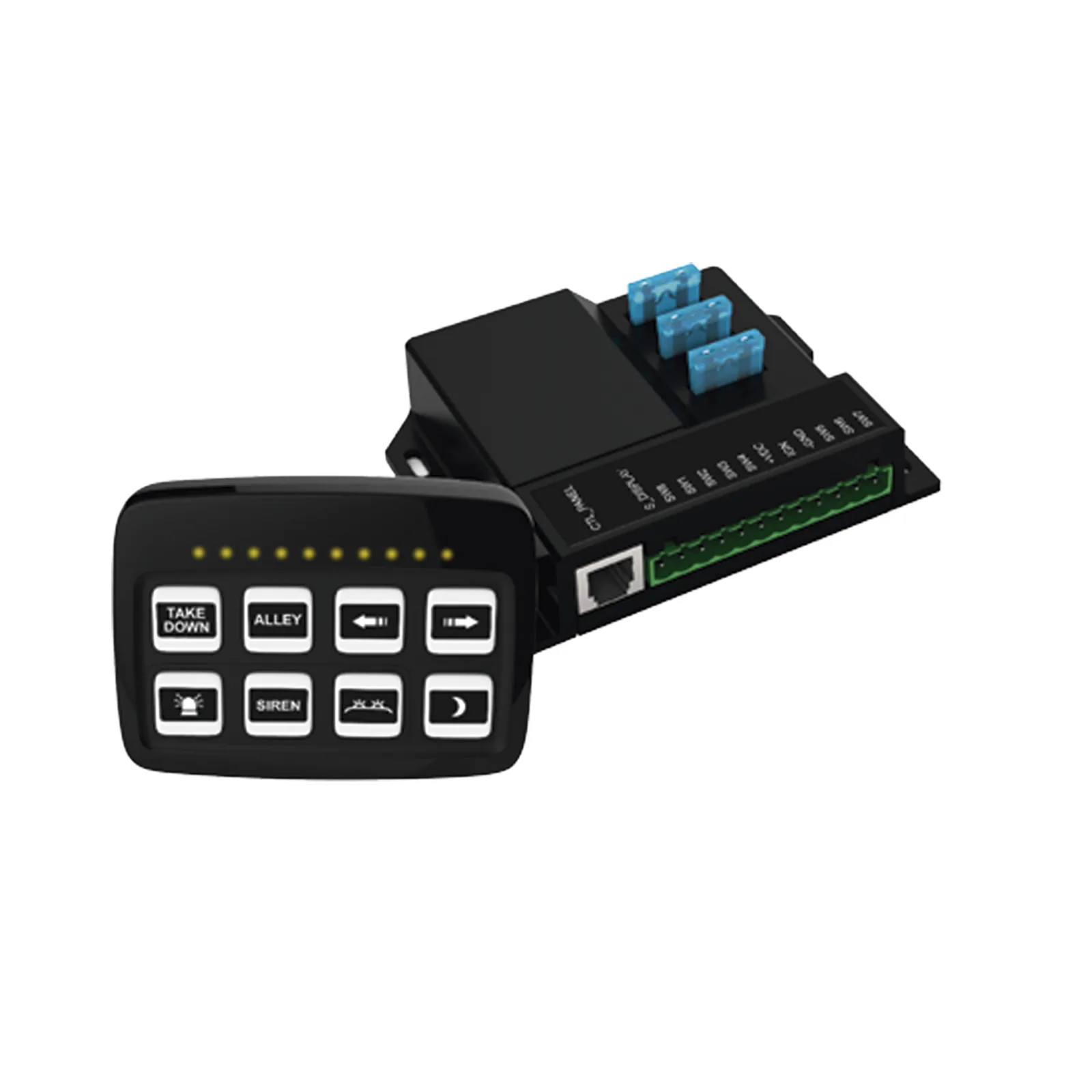 Controlador Universal de 8 interruptores, con Montaje Fijo y de Succión