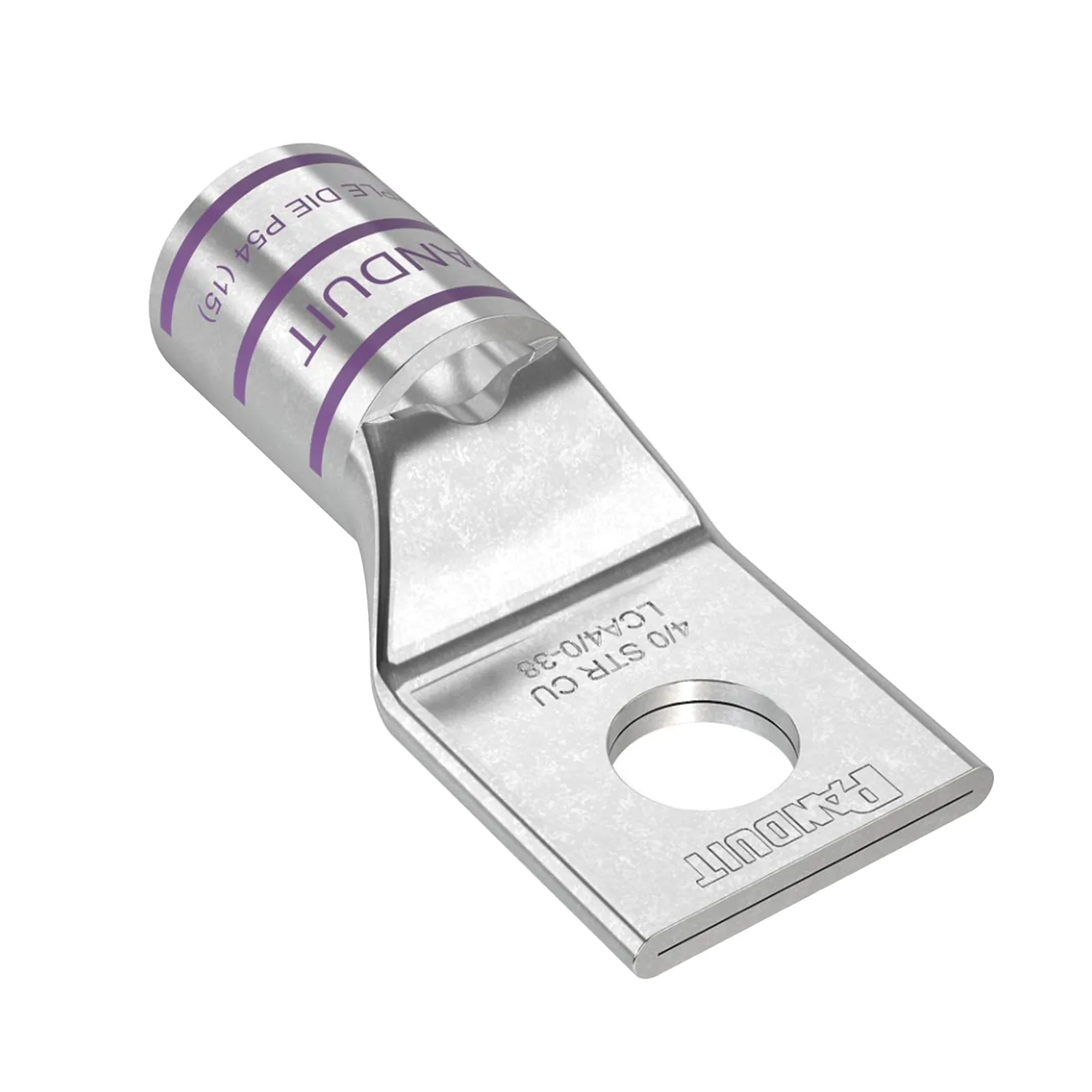 Zapata de Compresión de Cobre con Orificio 3/8", para Cable 4/0 AWG. 1 Piezas