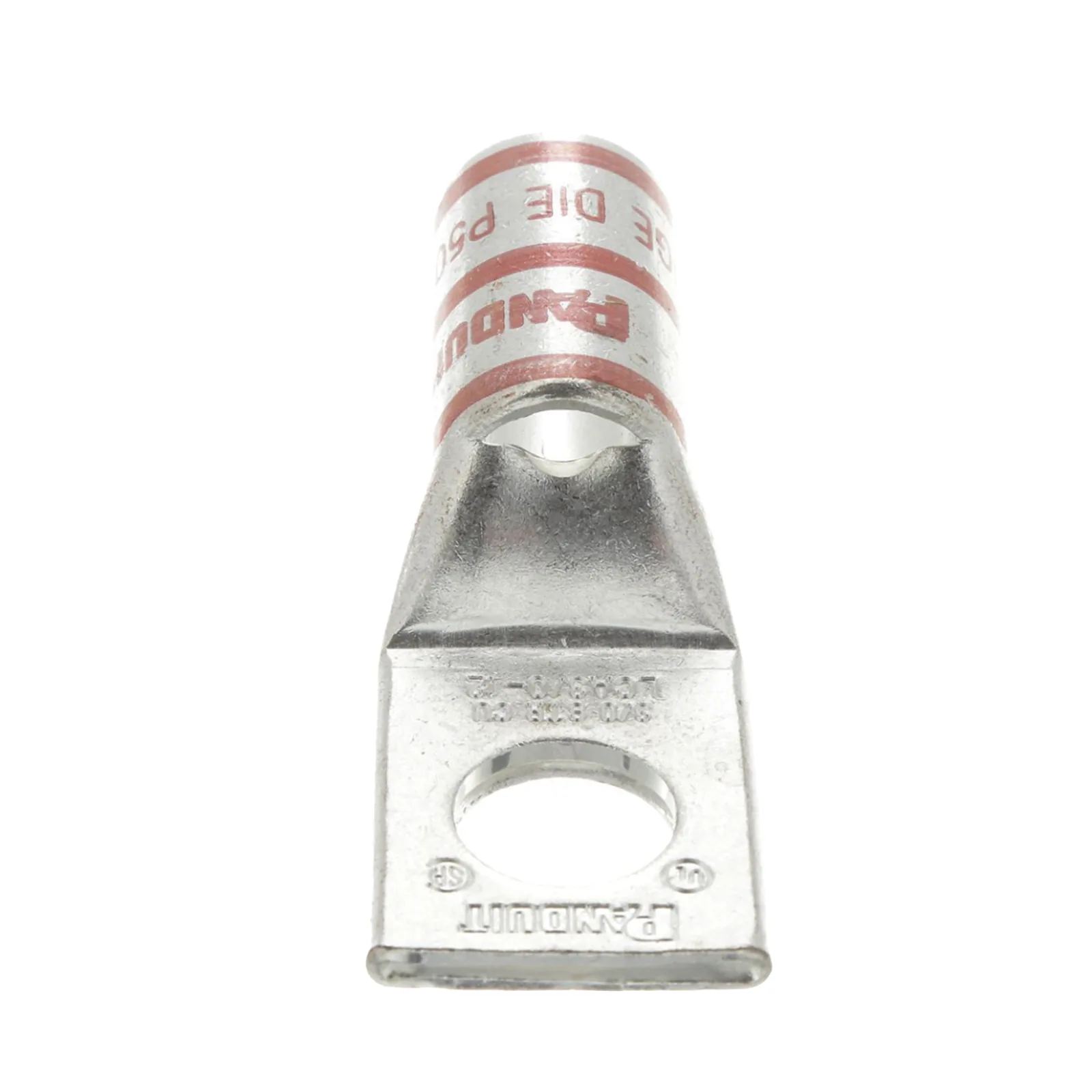 Zapata de compresión LCA3/0-12-X para cal. 3/0 Awg, Barreno para tornillo prisionero de 1/2, 1 Pz