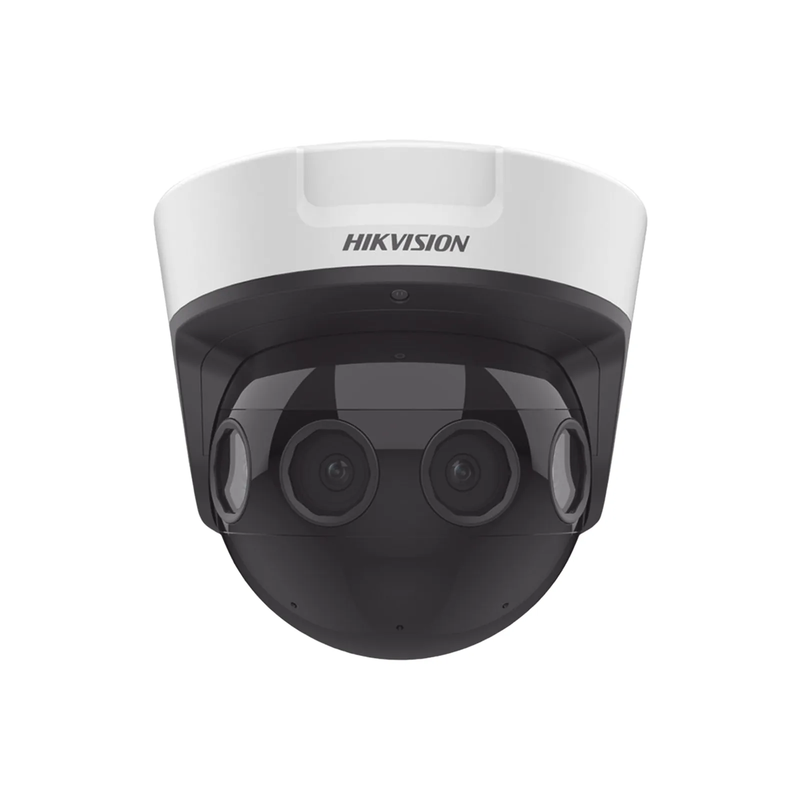 PanoVu Series / Vista Panorámica 180° / 32 Megapixel en Total / 4 Lentes 2.8 mm (4 Lentes 8 Megapixel) / 20 mts IR / Exterior IP67 / IK10 / 12 Vcc / PoE+ / Micro SD