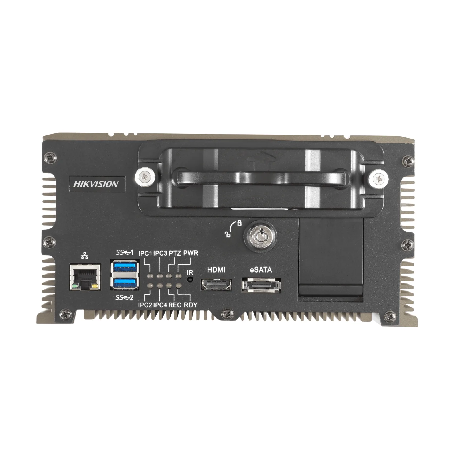 NVR Movil de 5 Canales de 2 Megapixel / 2 Bahías de Dsco Duro de 2 TB / Soporta GPS