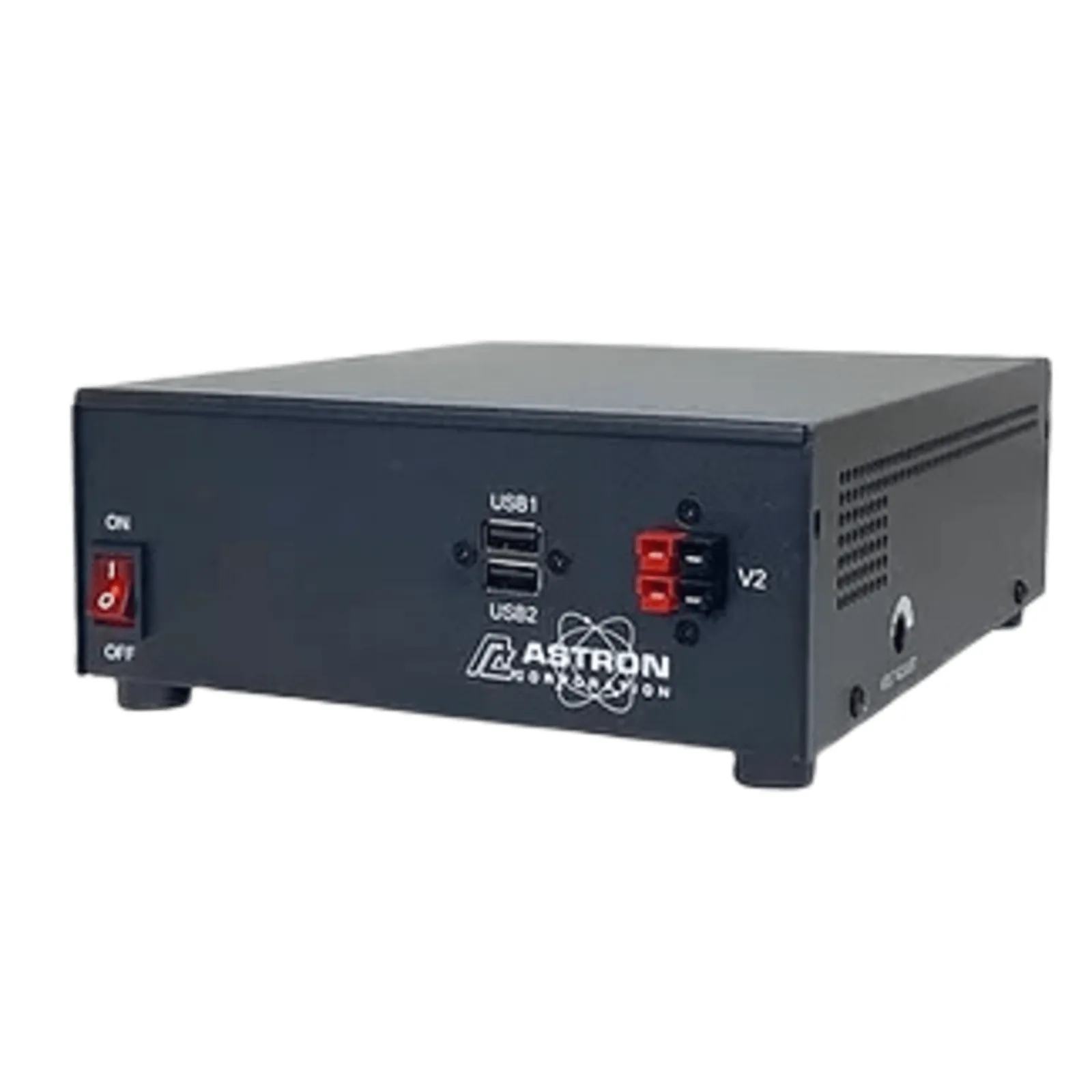 Fuente de Alimentación Conmutada, Salida Pico de 25A a 13.8Vdc, Polos de Alimentación del Panel Frontal, 2 Puertos USB: 5,2 V,