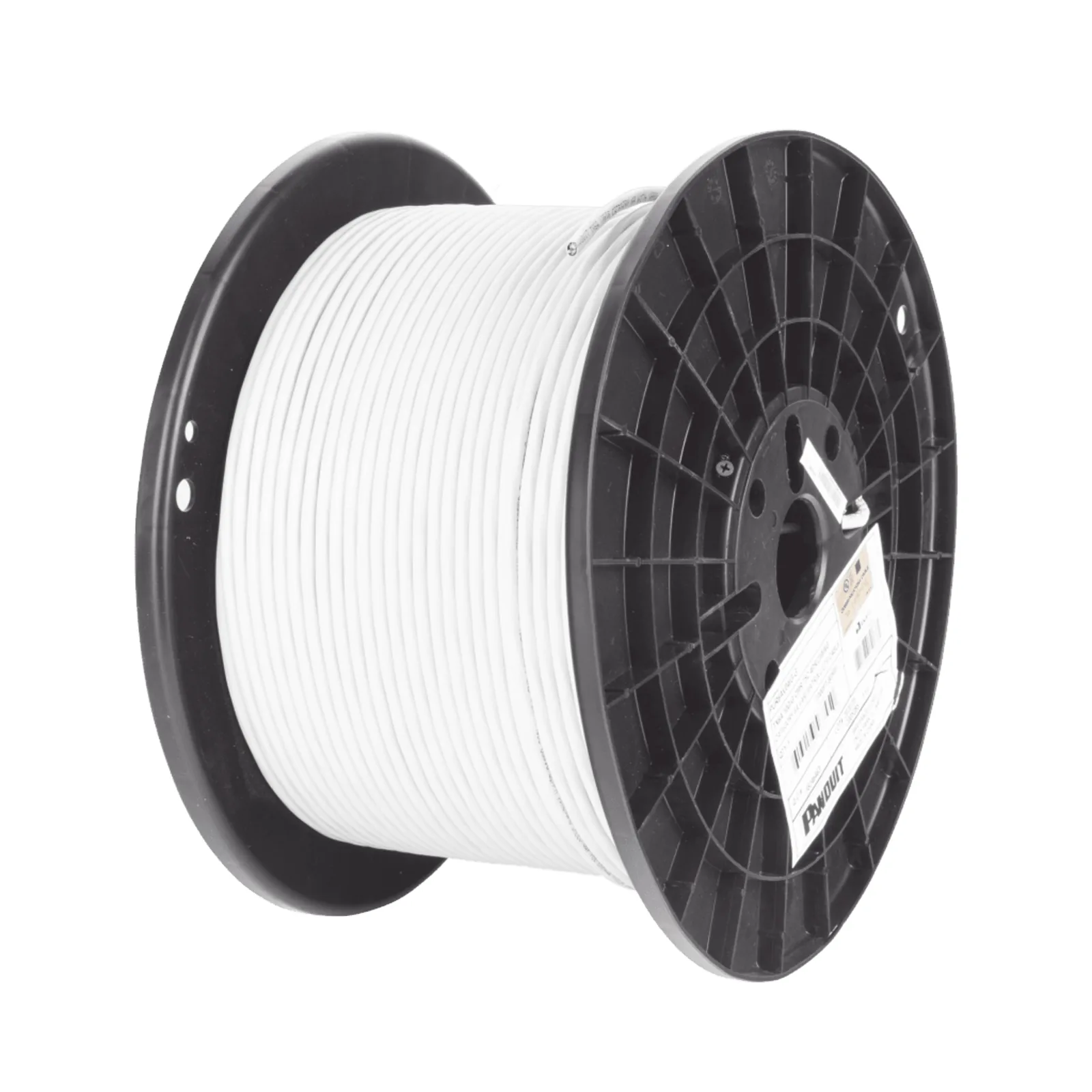 Bobina de Cable UTP de 4 Pares, Vari-MaTriX HD, Cat6A, 23 AWG, LSZH-3 (Libre de Gases Tóxicos), Color Blanco, 305 Metros (1000 Pies)