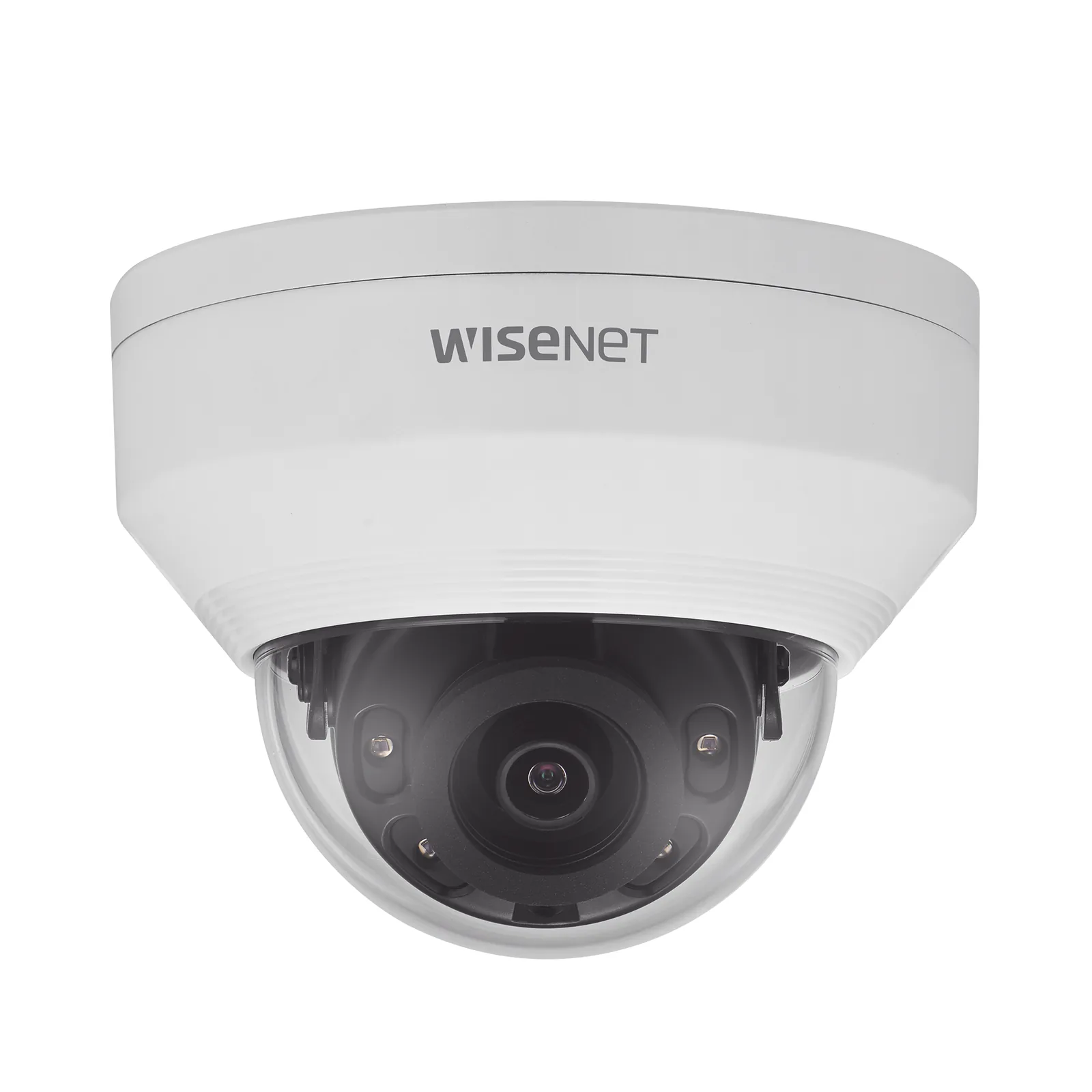 Cámara IP Tipo Domo Antivandálico 4 Megapíxel / Lente 3mm / IR 20M / WDR 120db / IP66 / IK10 / H.265 & WiseStream / POE 802.3af