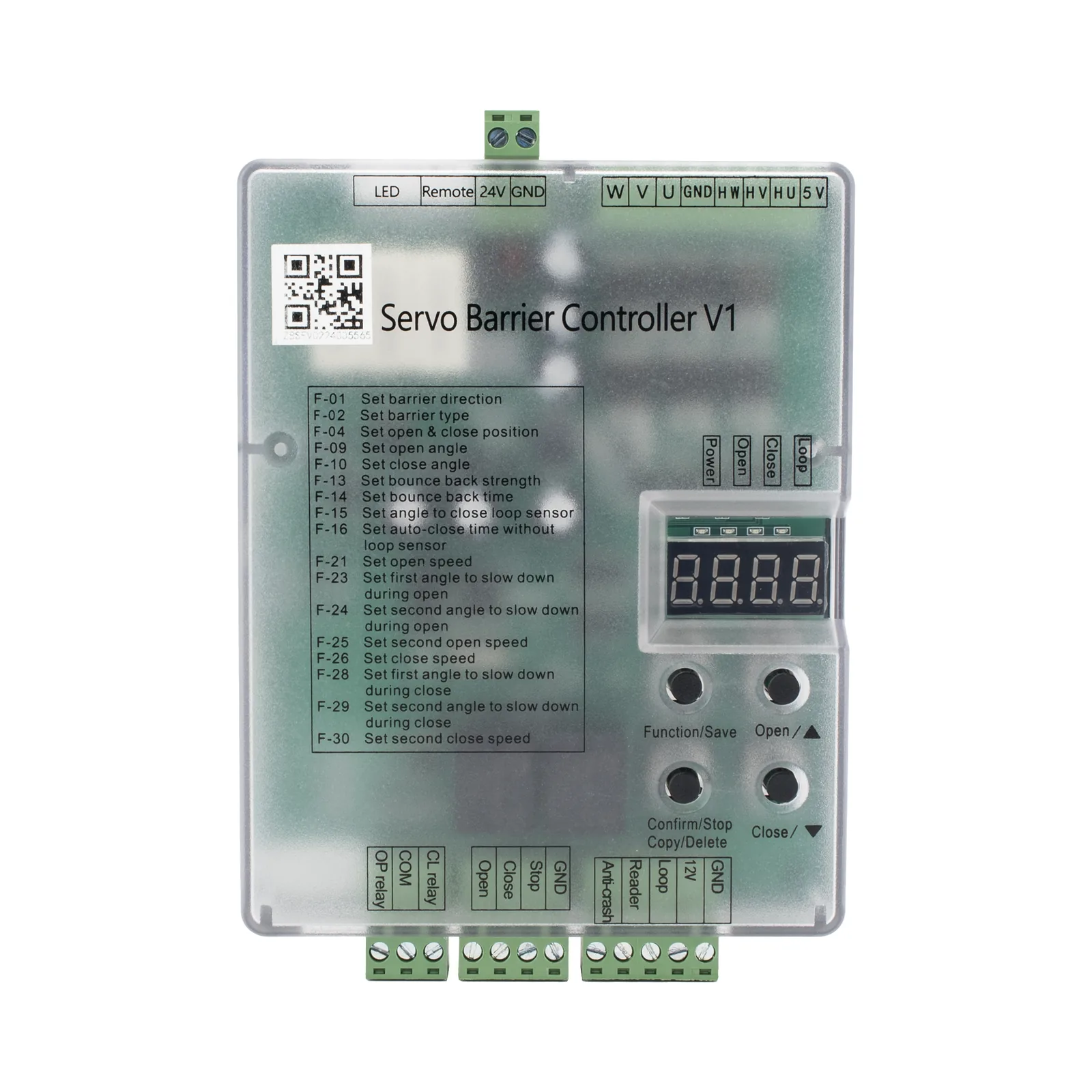 Cuadro de Mando para Barreras Hikvision Serie DS-TMG300