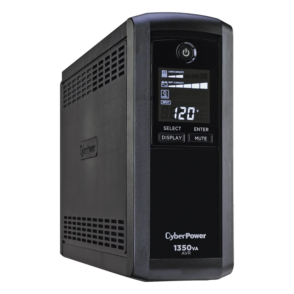 UPS de 1350 VA/815 W, Topología Línea Interactiva, Entrada 120 Vca NEMA 5-15P, Tipo Mini Torre, Con 10 Tomas NEMA 5-15R