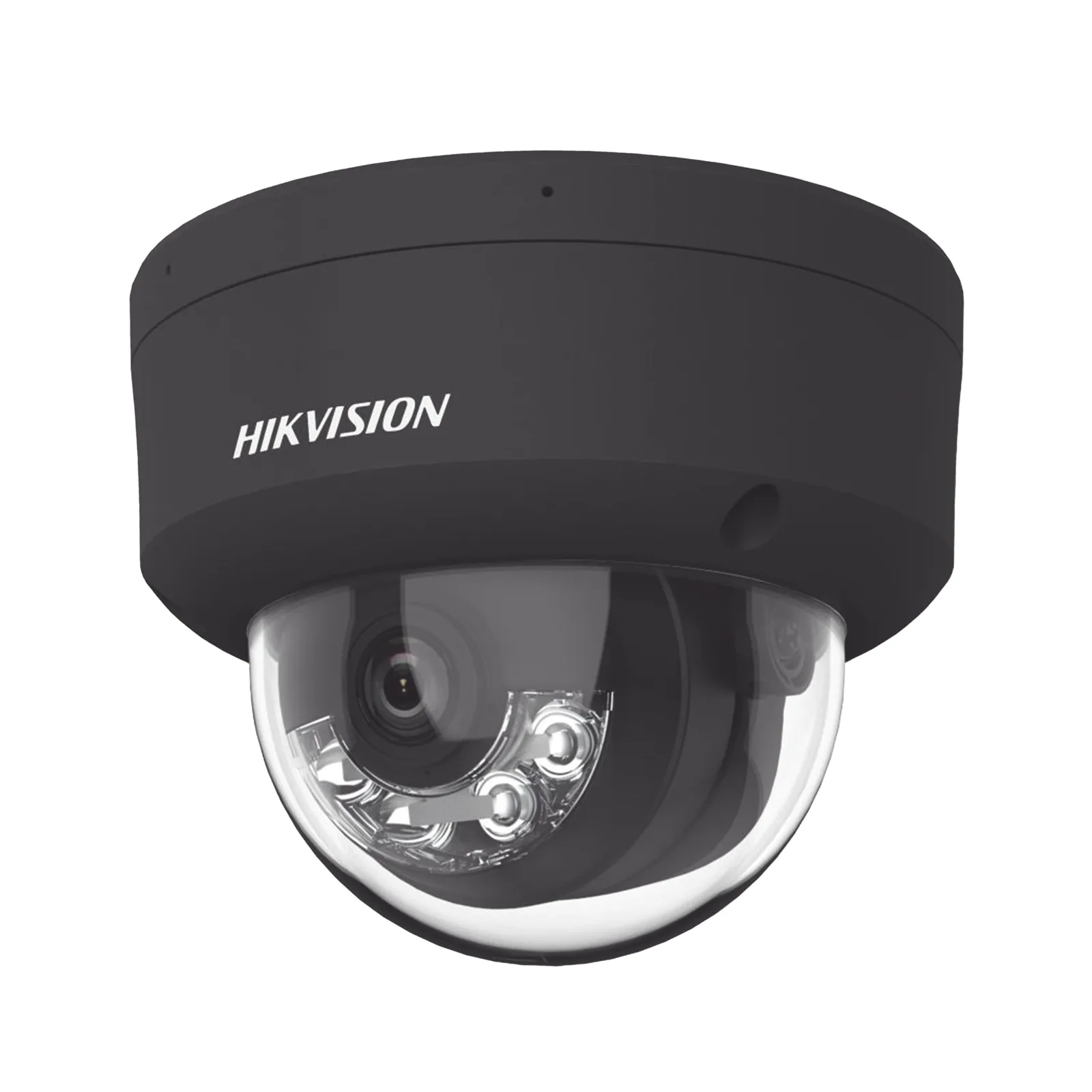 Domo IP 4 Megapixel / Color Negro / Lente 2.8 mm / Dual Light (30 mts Luz Blanca + 30 mts IR) / 2 Micrófonos Integrados / ACUSENSE / Exterior IP67 / IK10 / WDR 120 dB / PoE / ONVIF / Micro SD / Metal / ACUSEEK