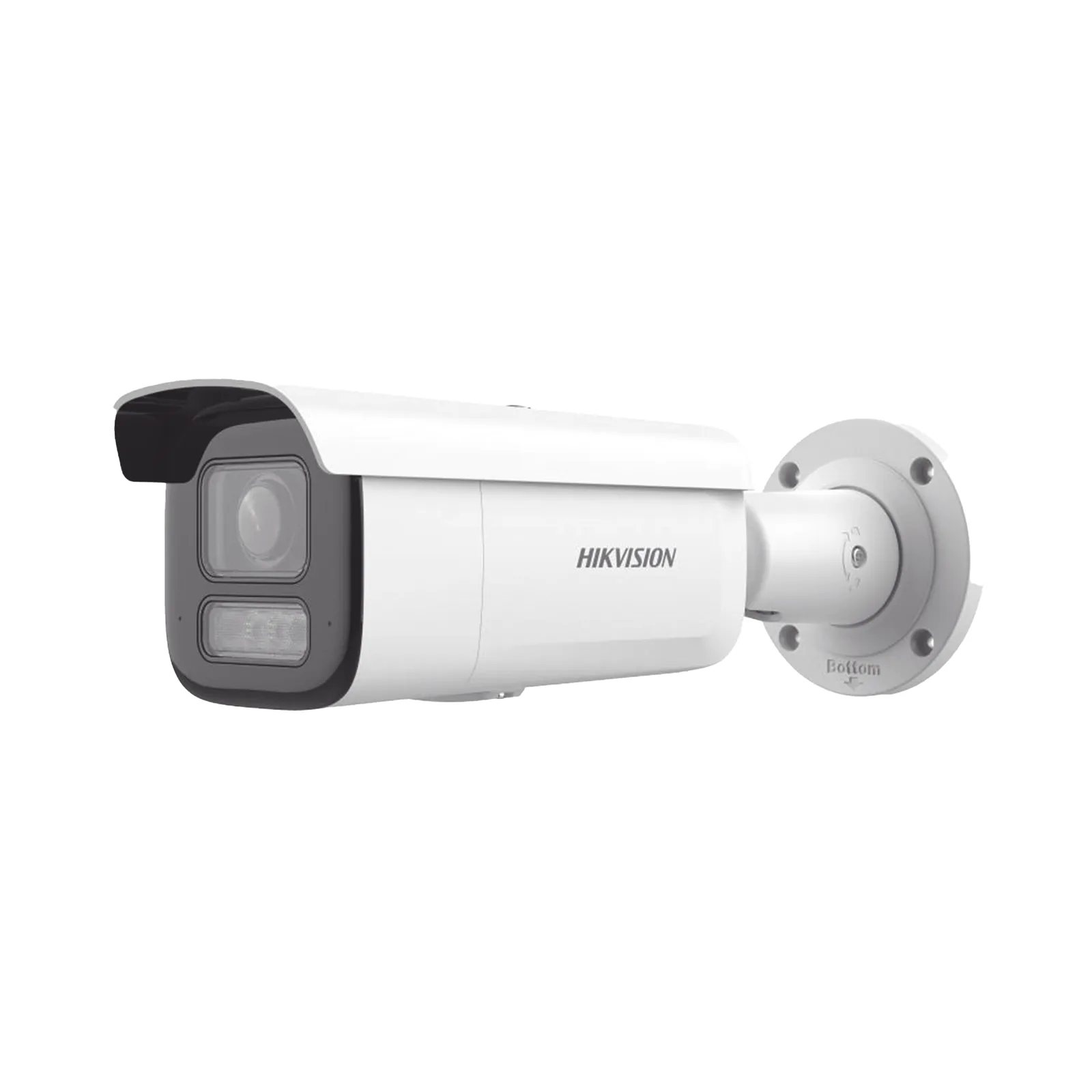 [Dual Light + 2 Micrófonos Integrados] Bala IP 4 Megapixel / Lente Mot. 2.8 a 12 mm / 60 mts Luz Blanca + 60 mts IR / ACUSENSE / Exterior IP67 / IK10 / WDR 120 dB / PoE+ / ONVIF / Alarmas I/O / Micro SD / Metal / ACUSEEK