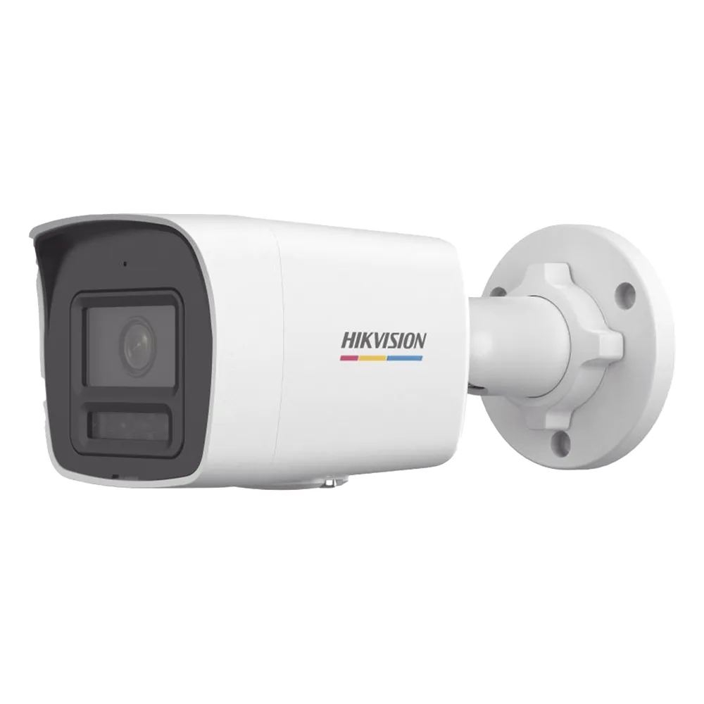 [Dual Light + ColorVu] Bala IP 4 Megapixel / Lente 2.8 mm / 30 mts IR + 30 mts Luz Blanca / Micrófono Integrado / ACUSENSE Lite / Exterior IP67 / dWDR / PoE / Micro SD