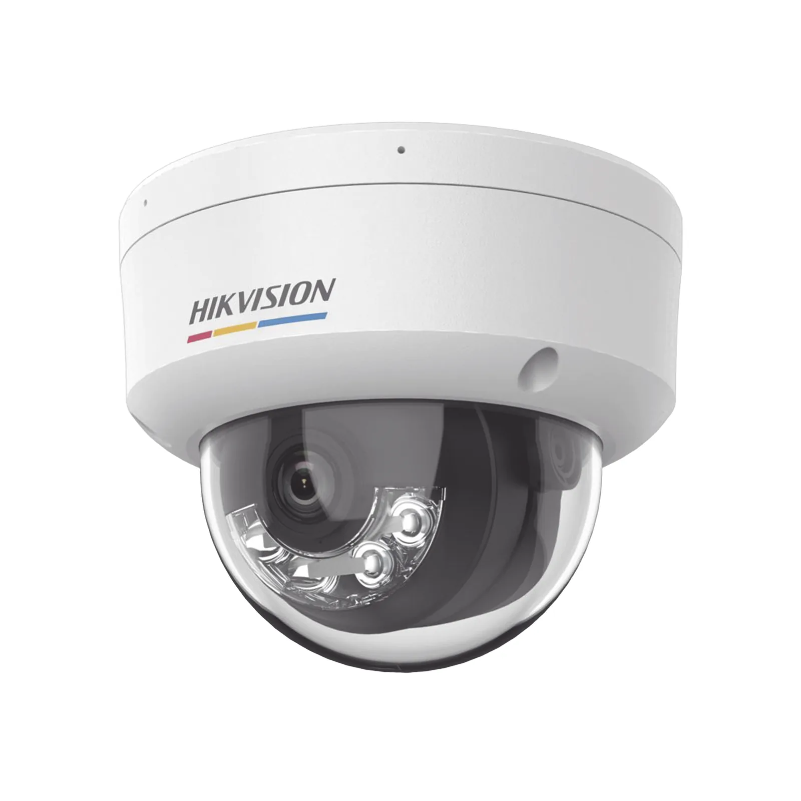 [Dual Light + ColorVu] Domo IP 6 Megapixel / Lente 2.8 mm / 30 mts IR + 30 mts Luz Blanca / Micrófono Integrado / ACUSENSE Lite / Exterior IP67 / IK08 / dWDR / PoE / Micro SD