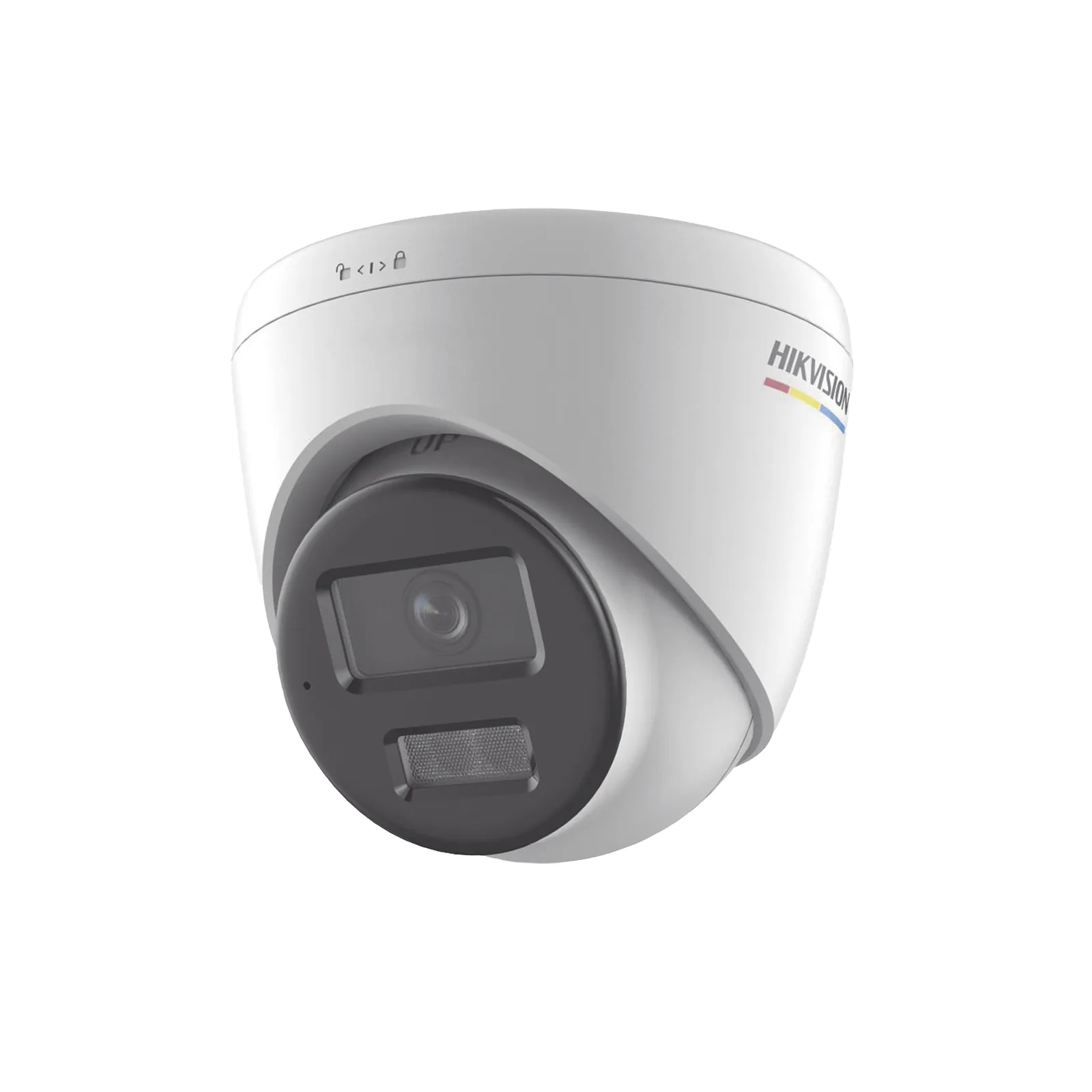 [Dual Light + ColorVu] Turret IP 6 Megapixel / Lente 2.8 mm / 30 mts IR + 30 mts Luz Blanca / Micrófono Integrado / ACUSENSE Lite / Exterior IP67 / WDR 120 dB / PoE / Micro SD