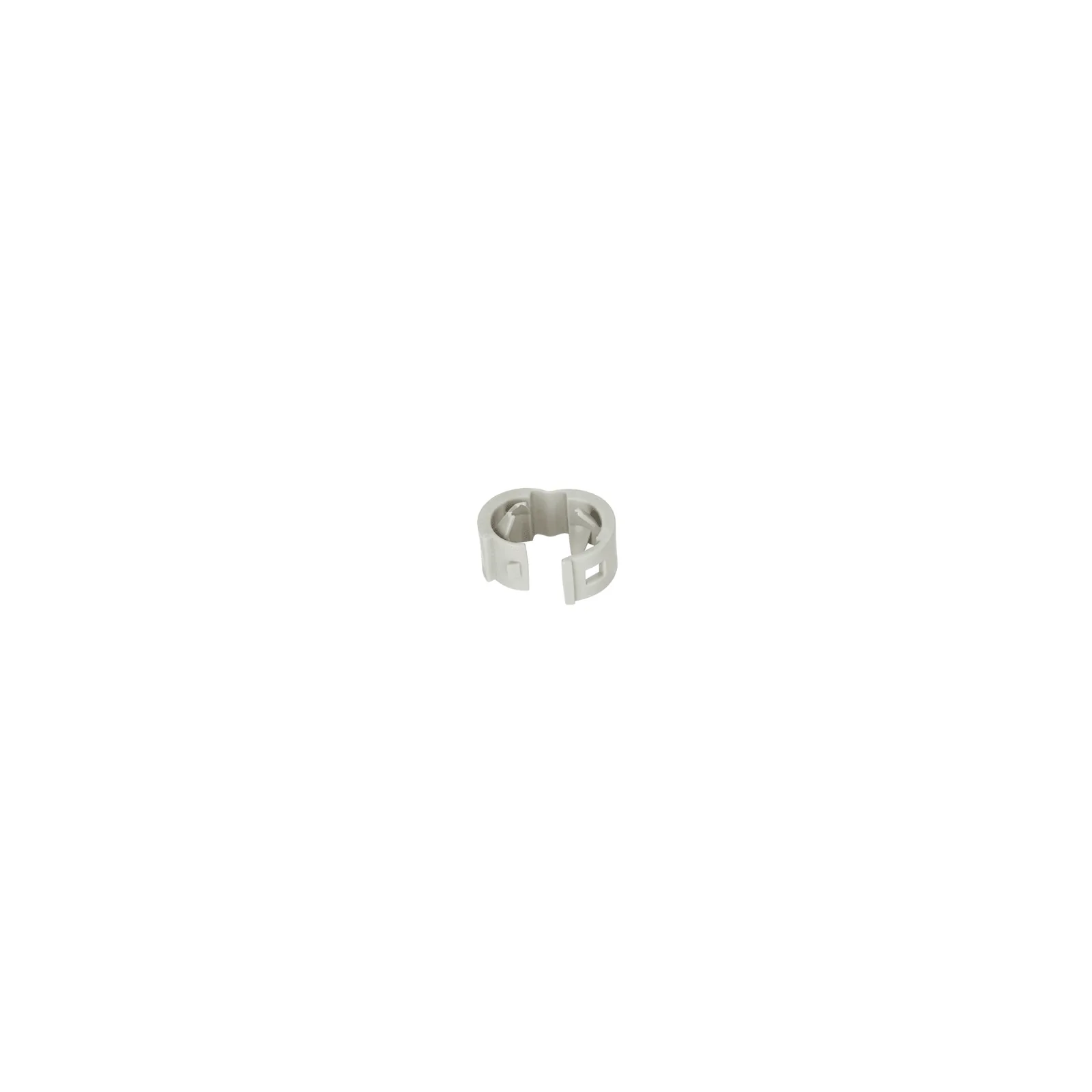 Kit de 25 Clips de Identificación Para Patch Cords, Compatible con Diámetros de 4.7 a 7.8 mm (0.19 a 0.31 Pulgadas), Color Gris