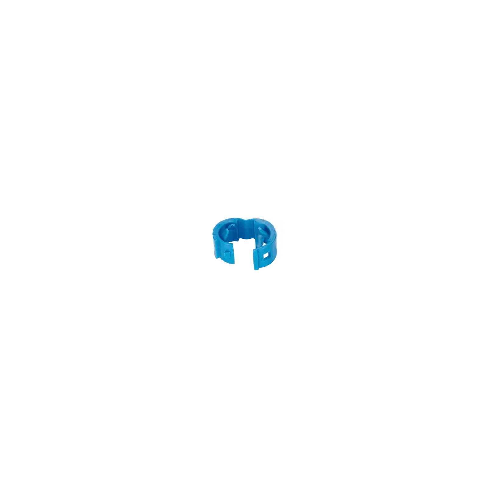 Kit de 25 Clips de Identificación Para Patch Cords, Compatible con Diámetros de 4.7 a 7.8 mm (0.19 a 0.31 Pulgadas), Color Azul