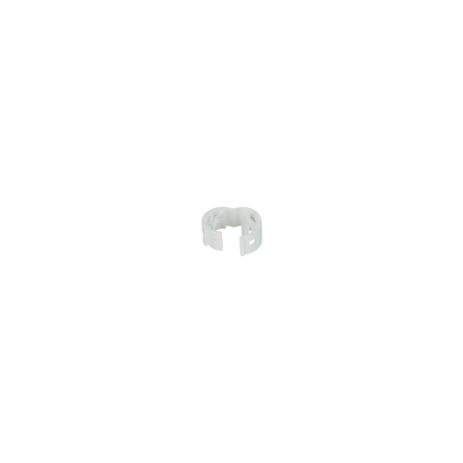 Kit de 25 Clips de Identificación Para Patch Cords, Compatible con Diámetros de 4.7 a 7.8 mm (0.19 a 0.31 Pulgadas), Color Blanco