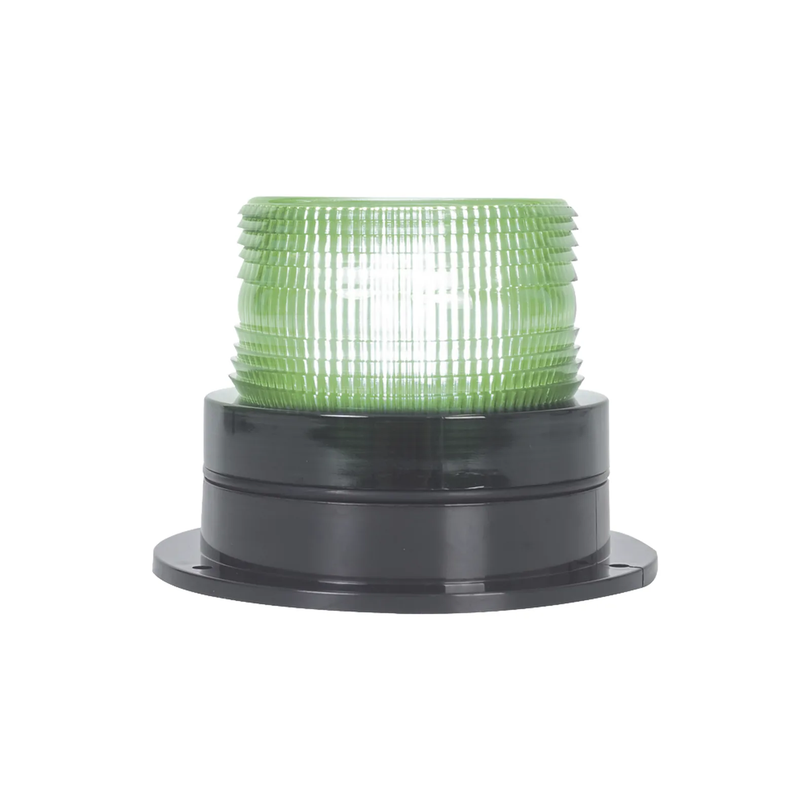 Burbuja Brillante de Larga Vida Útil, con 8 LEDs Color Verde, Domo Verde, 110 Vca