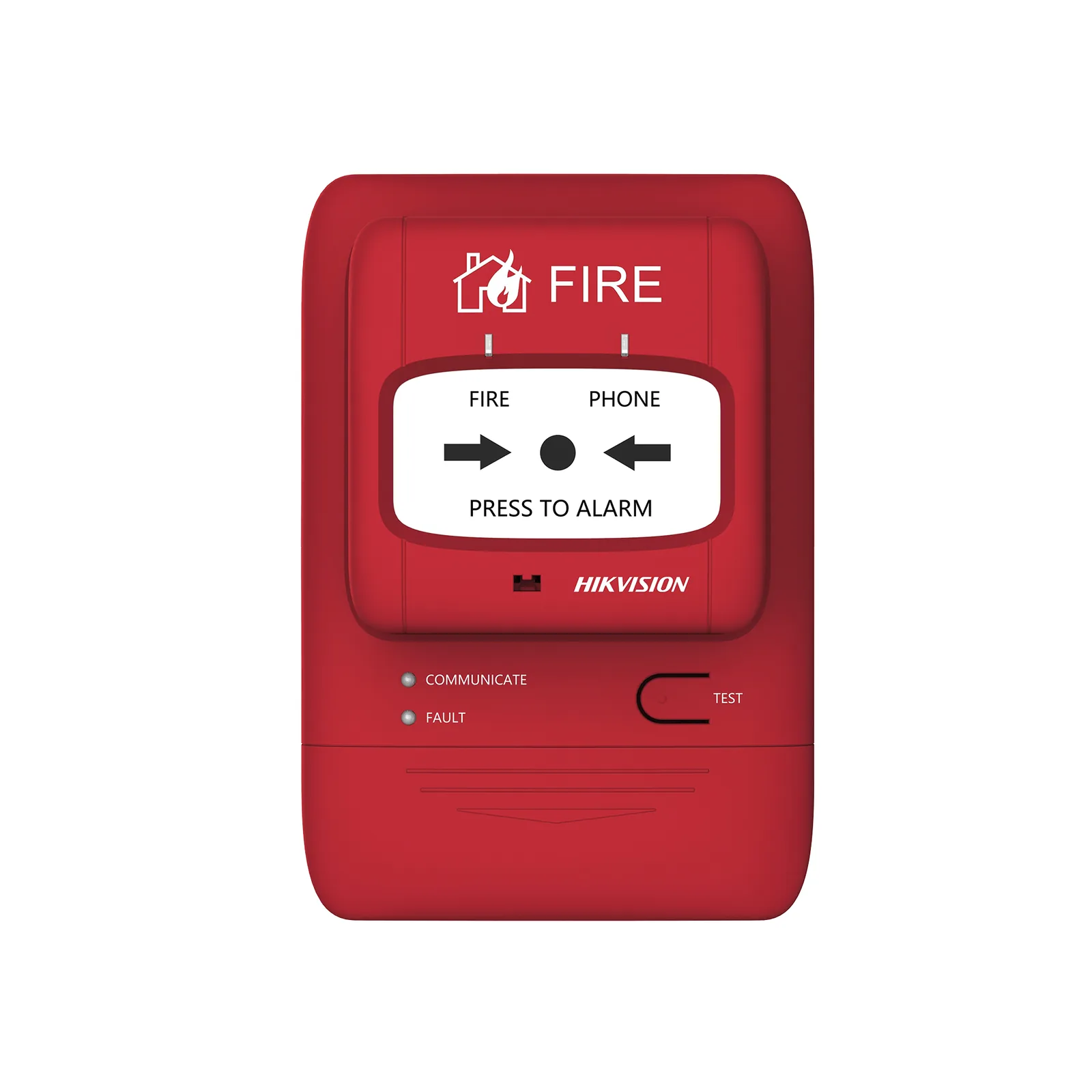 Estación Manual de Alarma LoRa / Reseteo con Llave / LED Multicolor / Pared