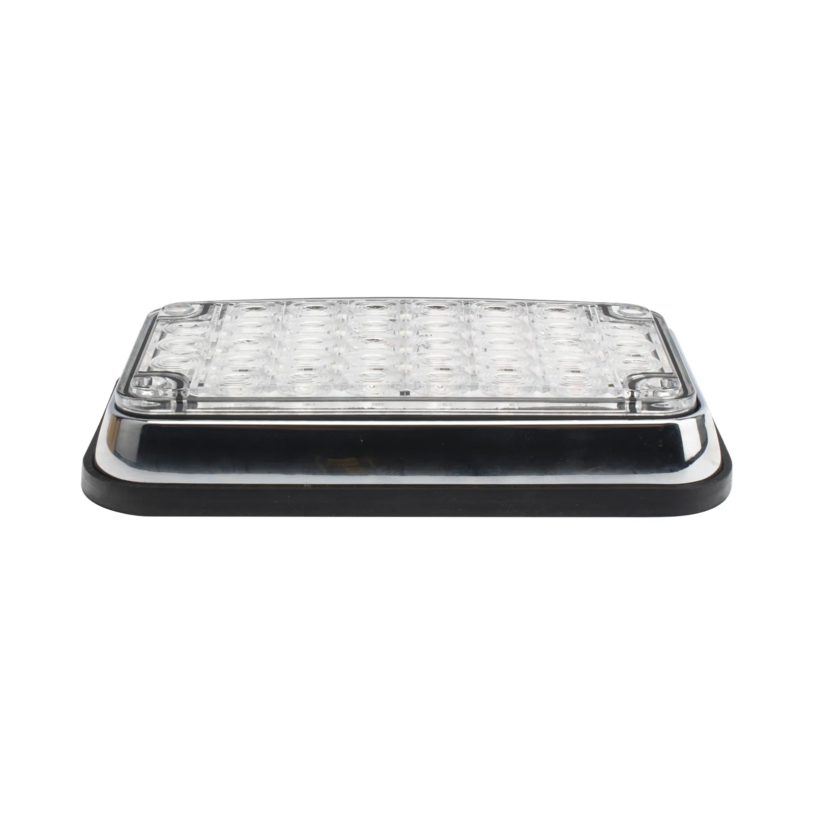 Luz de Advertencia de 6X4", Bicolor Rojo/Claro, Ideal para Ambulancias