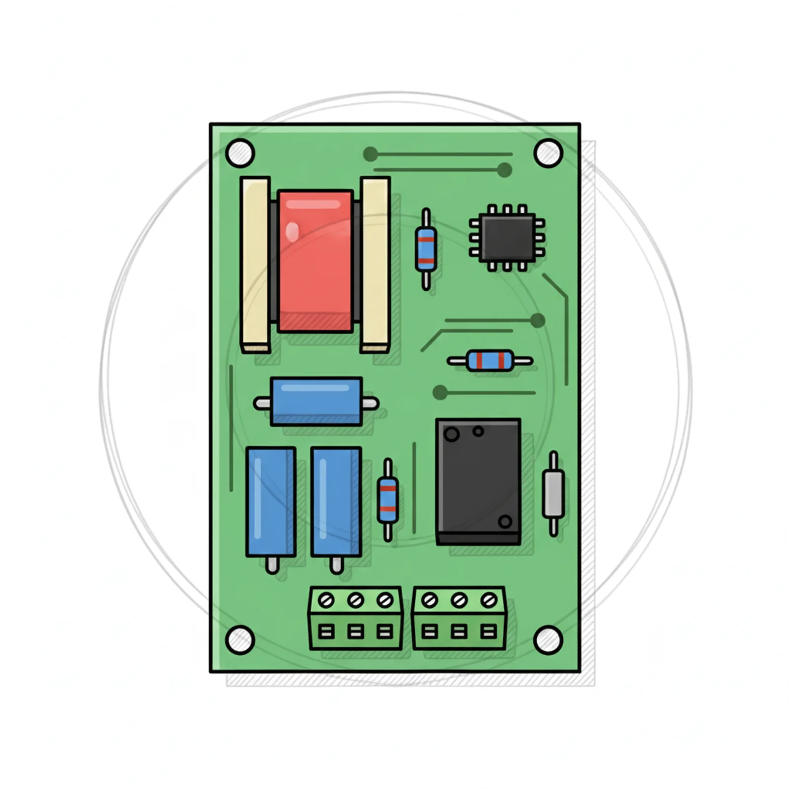 Tarjeta Electrónica de acceso compatible con torniquete Mod DSK3B801BX