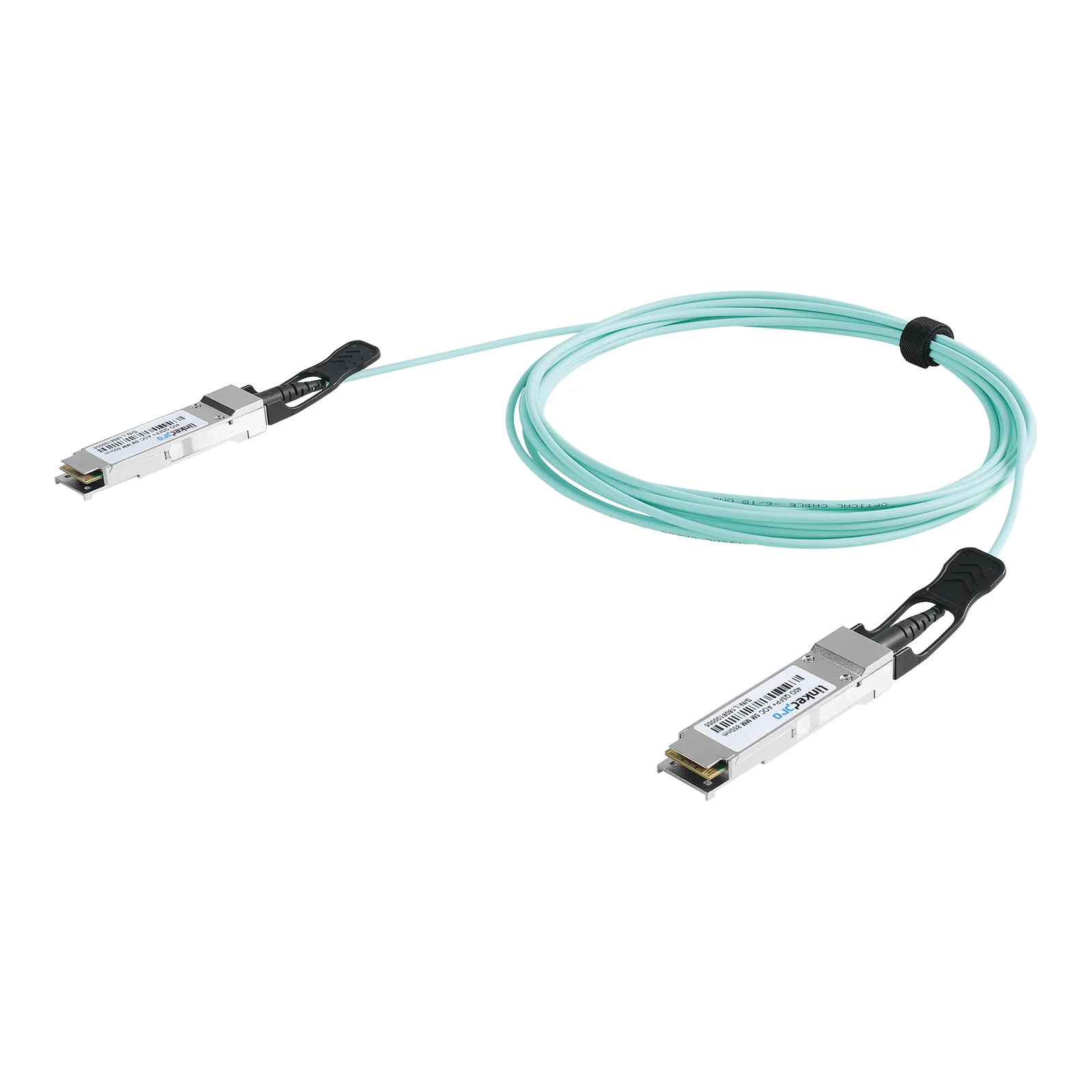 Cable AOC QSFP+ de 40 Gbps a 40 Gbps / Cable de fibra óptica Activo / Longitud: 2 metros