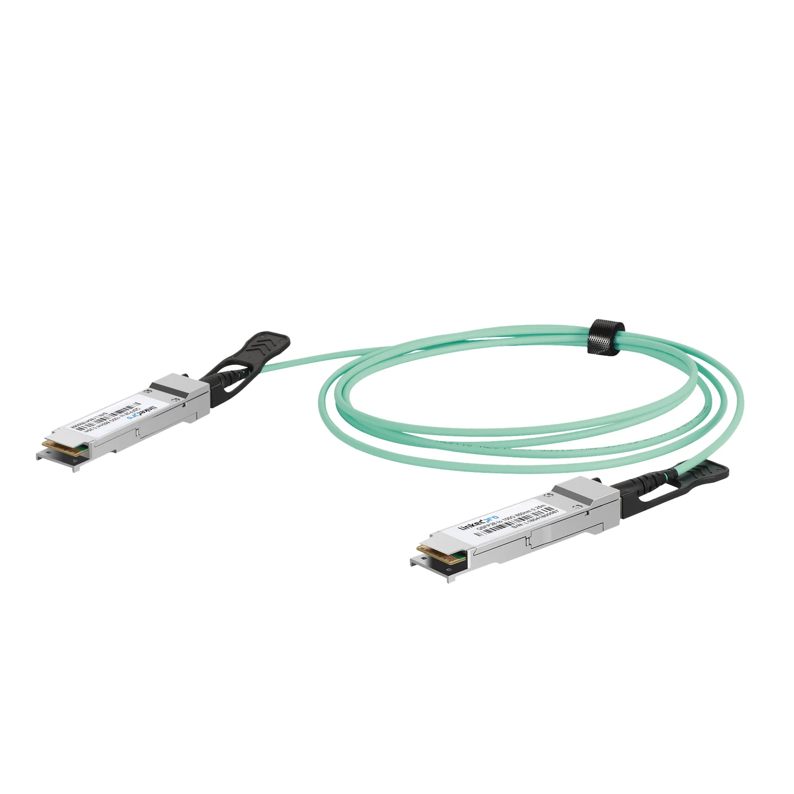 Cable AOC QSFP28 de 100 Gbps a 100 Gbps / Cable de fibra óptica Activo / Longitud: 3 metros