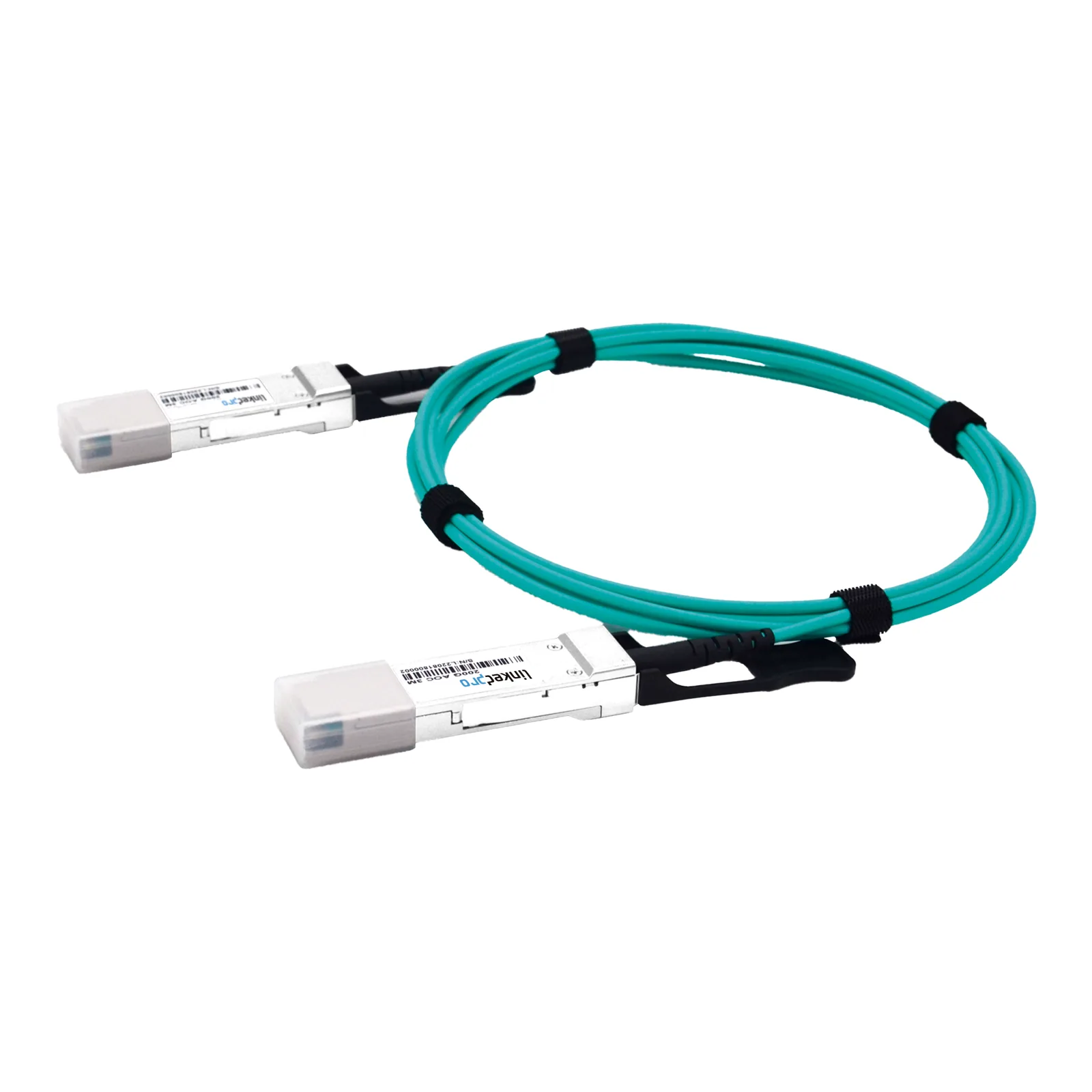 Cable AOC QSFP56 de 200 Gbps a 200 Gbps / Cable de fibra óptica Activo / Longitud: 1 metro