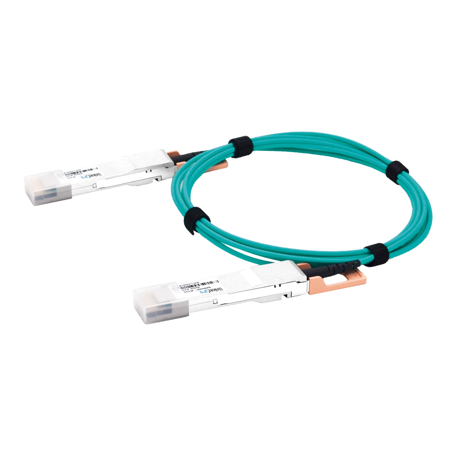 Cable AOC QSFP-DD de 400 Gbps a 400 Gbps / Cable de fibra óptica Activo / Longitud: 3 metros