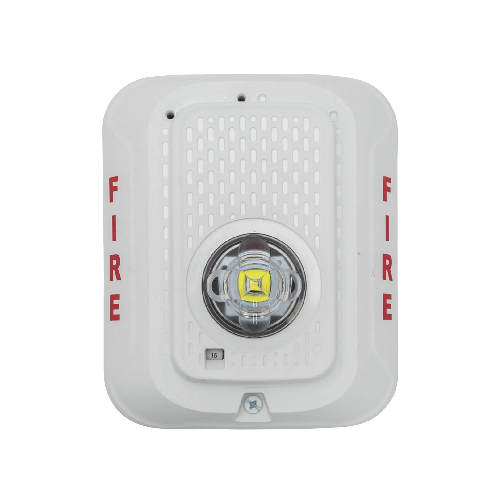Lámpara estroboscópica LED para pared, sin bocina, candela seleccionable, color blanco, compatible con SpectrAlert