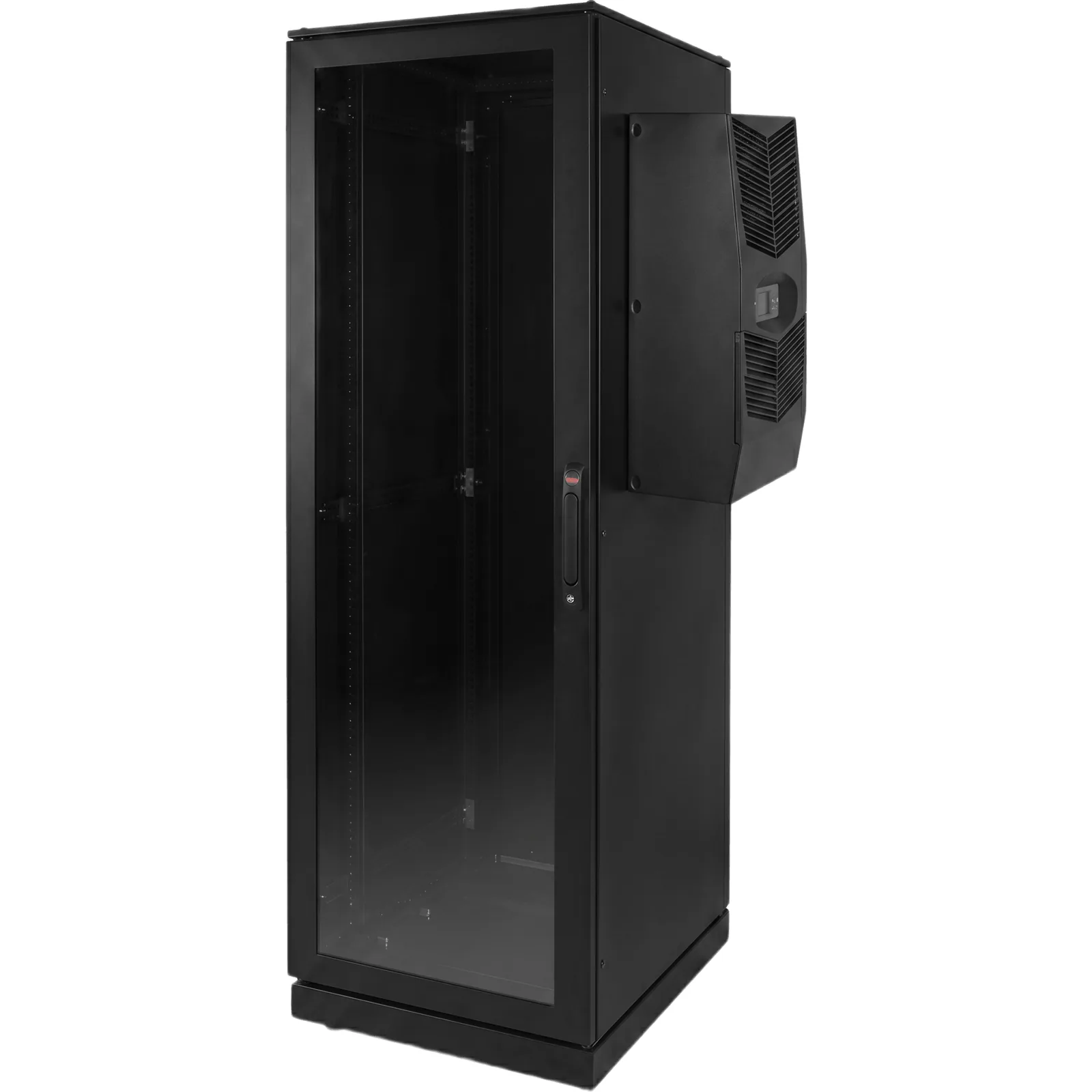 Gabinete de Telecomunicaciones ProLine V/D, 700 mm de Ancho, 800 mm de Profundidad, Compatible Con Aire Acondicionado Tipo G28, 42 UR, Color Negro
