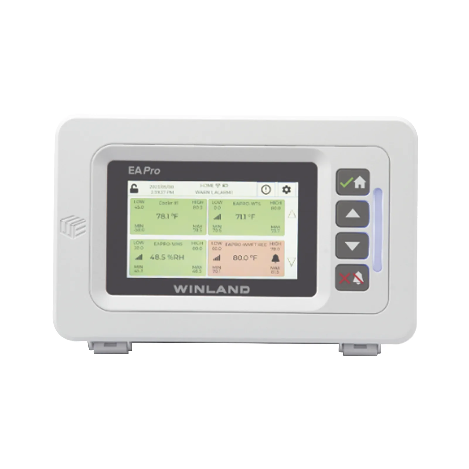 Monitor IP de temperatura de 34 zonas para condiciones críticas y extremas, soporta 4 cableadas y 30 inalámbricas.