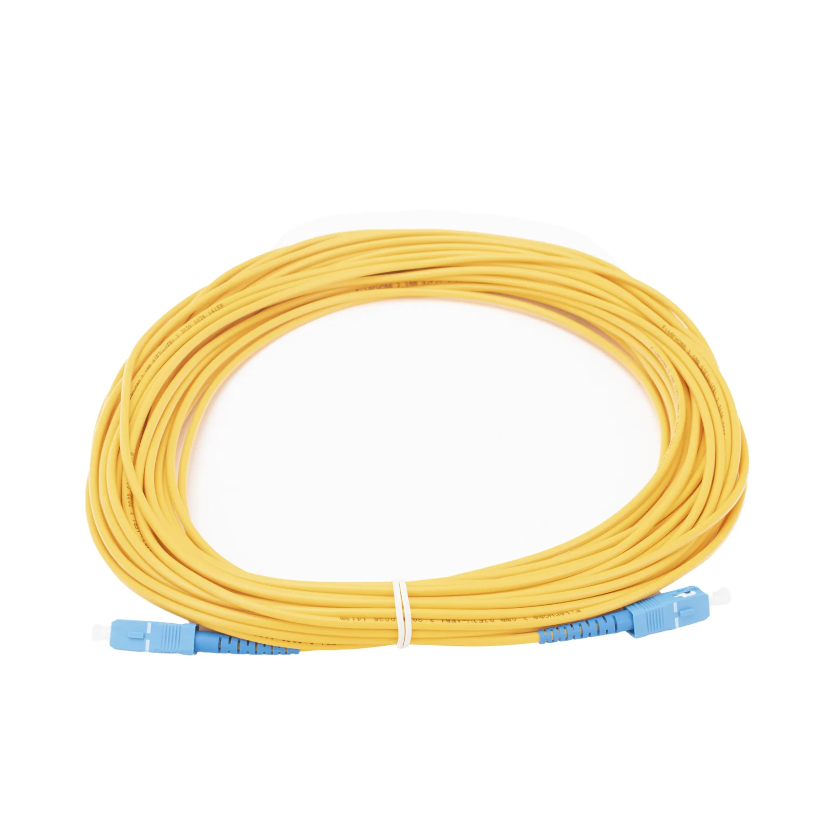 Jumper de Fibra Óptica Monomodo SC/UPC-SC/UPC Simplex de 20 Metros (65.62 Pies), 3mm