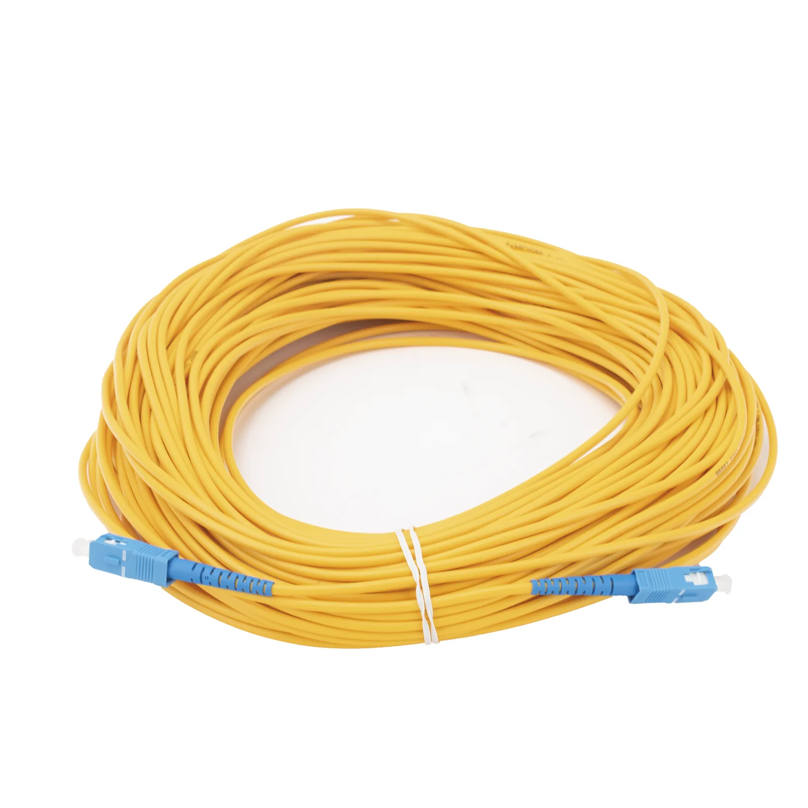 Jumper de Fibra Óptica Monomodo SC/UPC-SC/UPC Simplex de 50 Metros (164.04 Pies), 3mm
