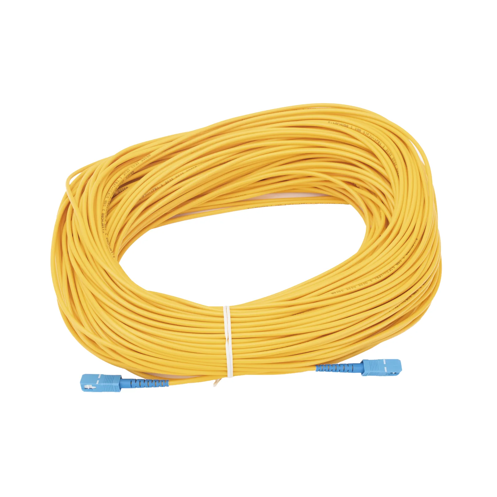 Jumper de Fibra Óptica Monomodo SC/UPC-SC/UPC Simplex de 80 Metros (262.47 Pies), 3mm