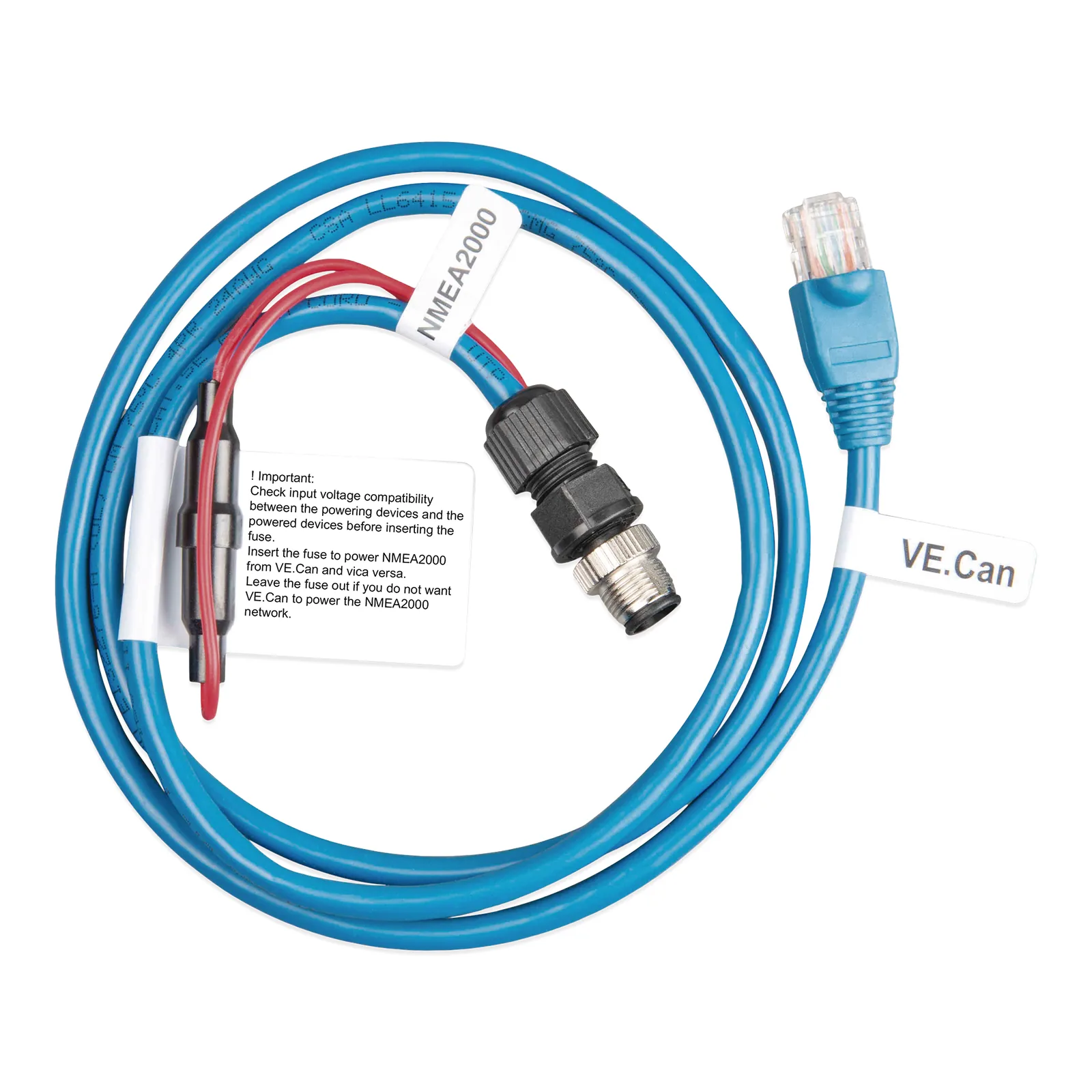 Cable Micro- C VE.Can a NMEA 2000 para Comunicación entre Equipos Victron y Rede NMEA 2000
